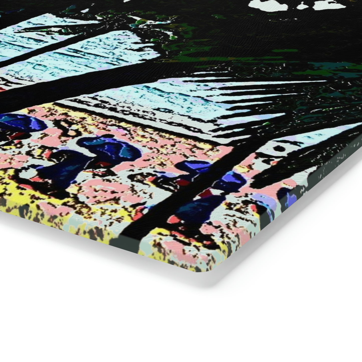 Cutting Board ... "A Beautiful Beach Amongst The Palms" ... The Outrigger Waikiki, Honolulu, Oahu ... Original Works ...