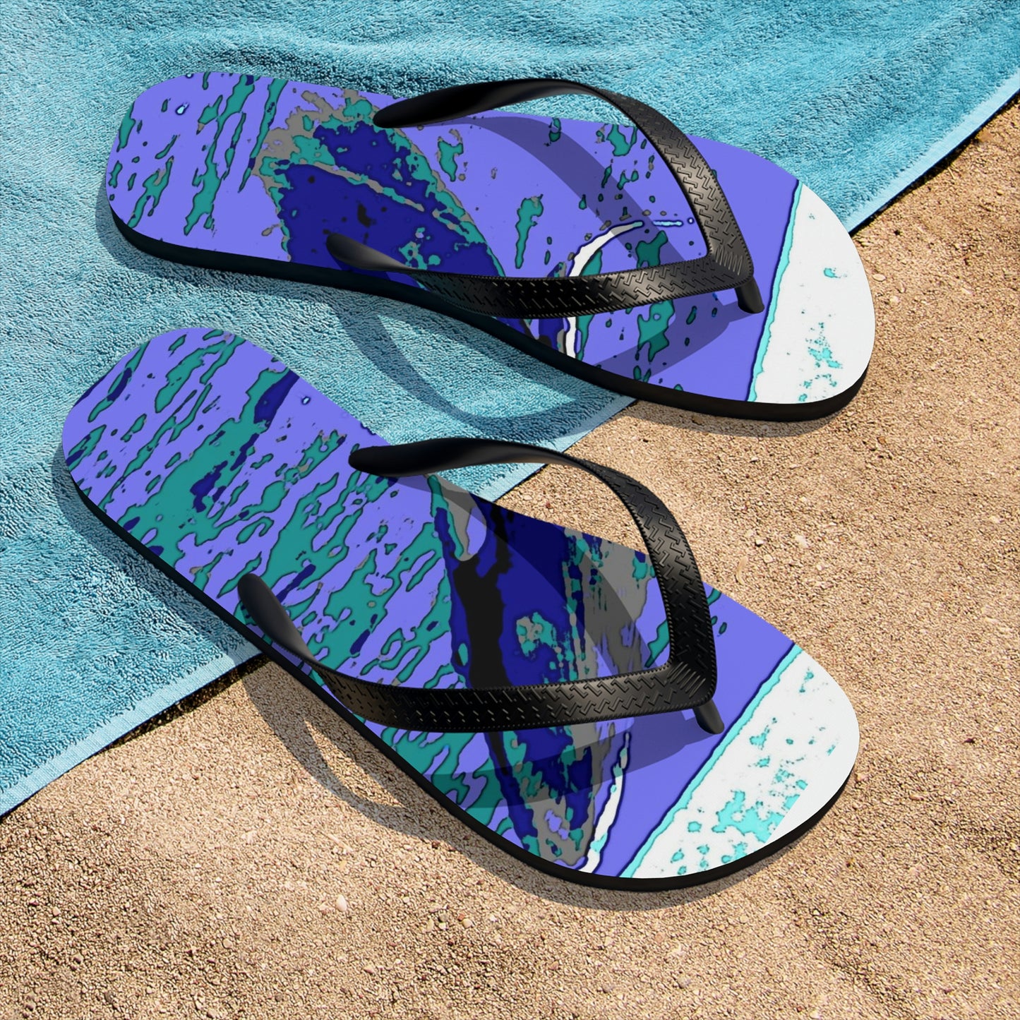 Unisex Flip-Flops ... Baby Humpback Breaching ... Maui, HI: April 2022 ... "Family Archives: KPH" ... Original Works ...