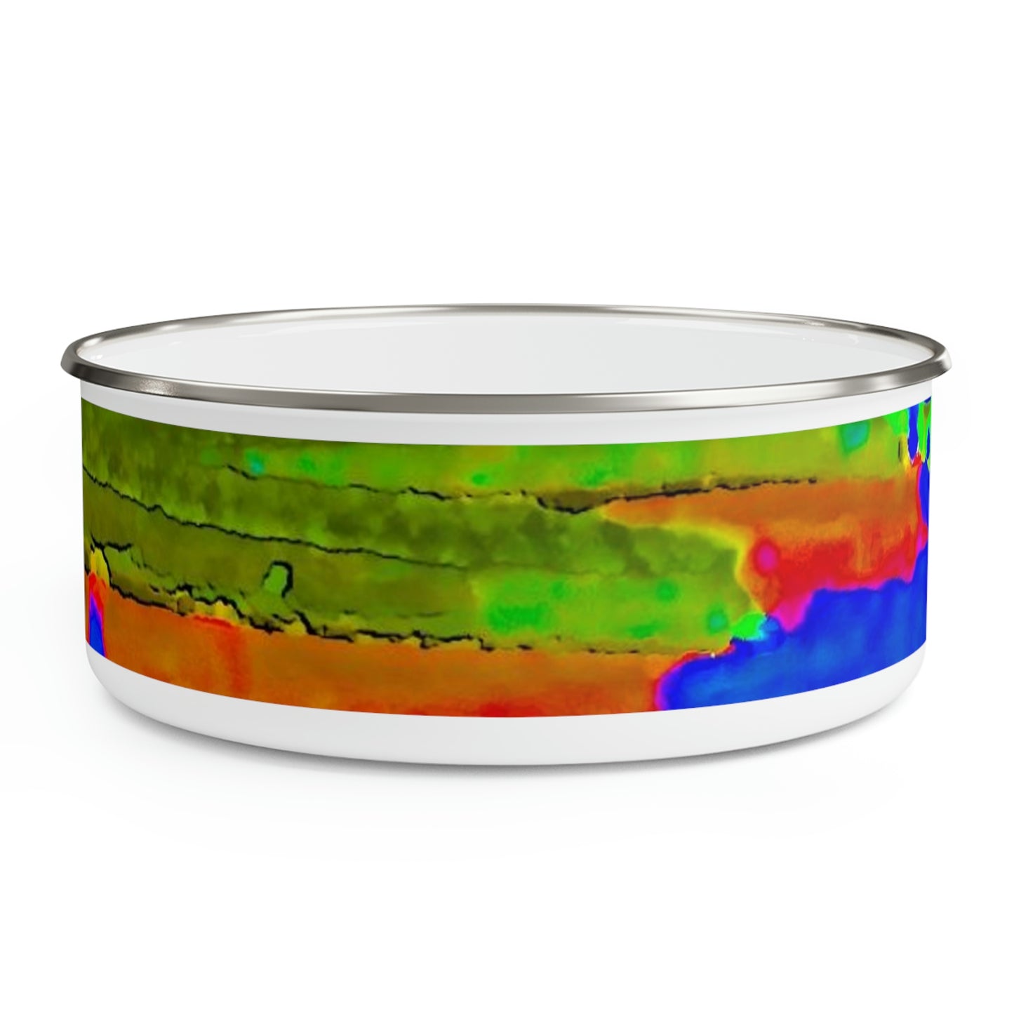 Enamel Bowl ..."Lombard Street San Francisco, CA, USA" ... Family Archives 1970's ... Original Works ...