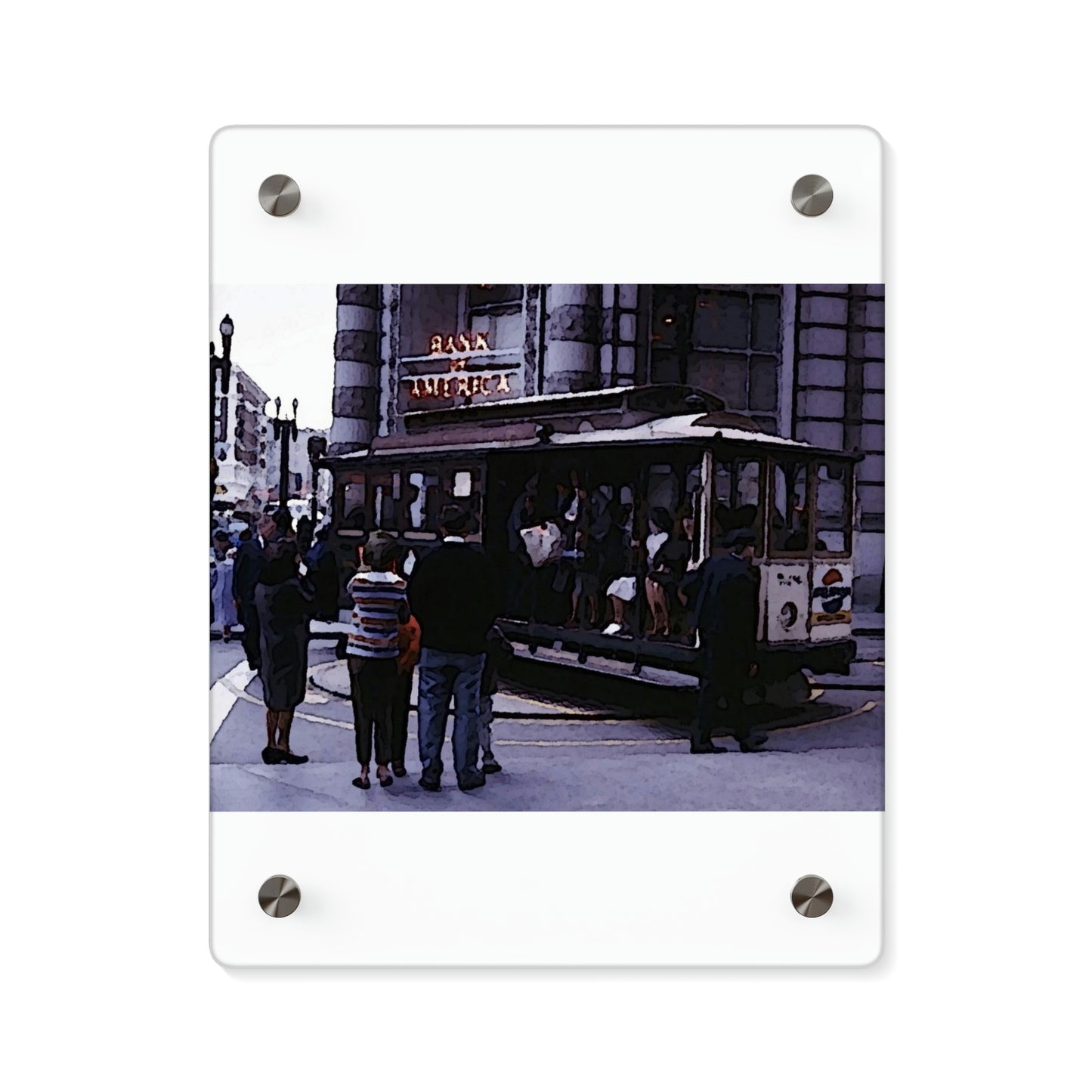 Acrylic Wall Art Panels ... San Francisco ... 'Rice-A-Roni-A-San Francisco Treat' ... "A Cable Car Classic" ... Family Archives: 1973 ... Original Works ...