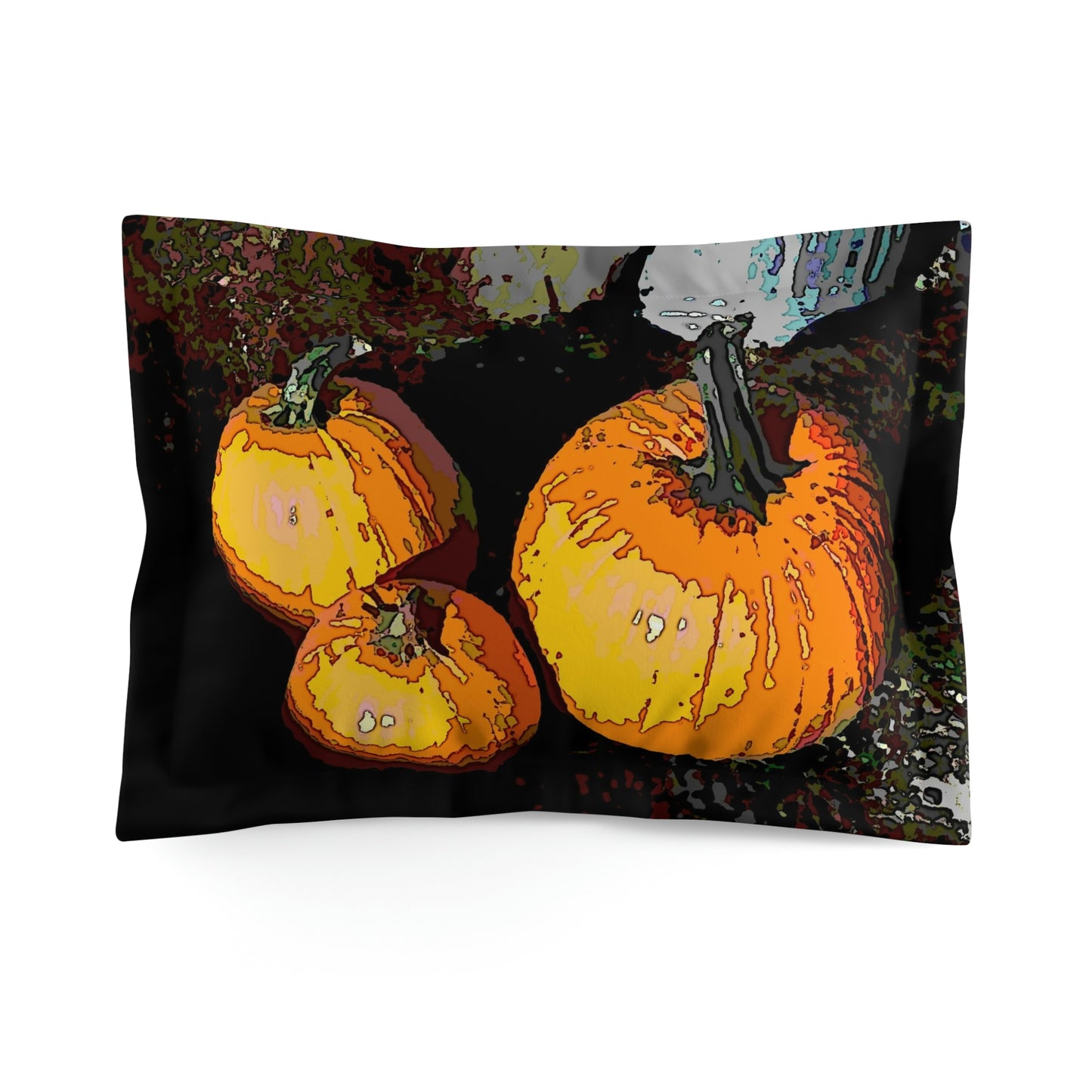 Microfiber Pillow Sham ... "Take-A-Nap" ... In The Pumpkin Patch ...