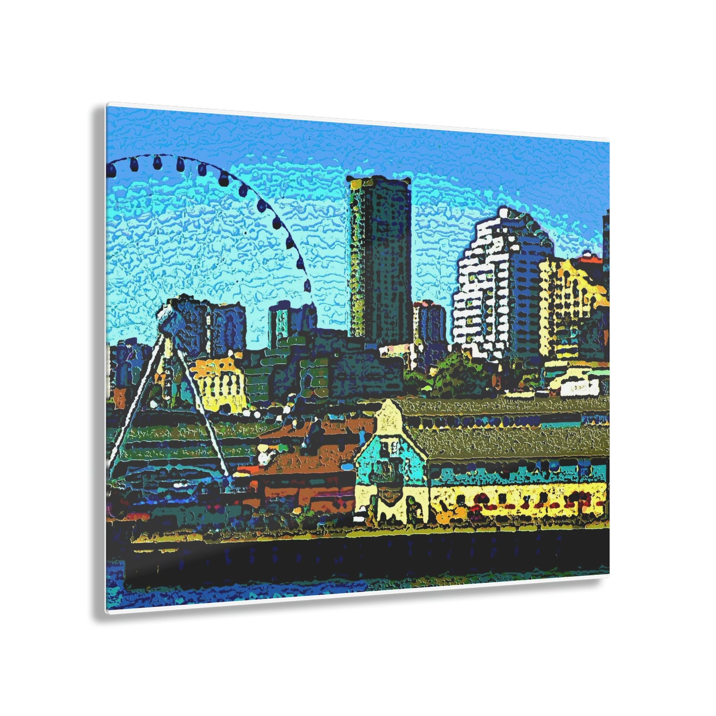 Acrylic Prints... That Classic Wheel ... 'Seattle's Wheel' ... & An Old Classic Waterside Vendors ...  'Family Archives' ... Original Works ...