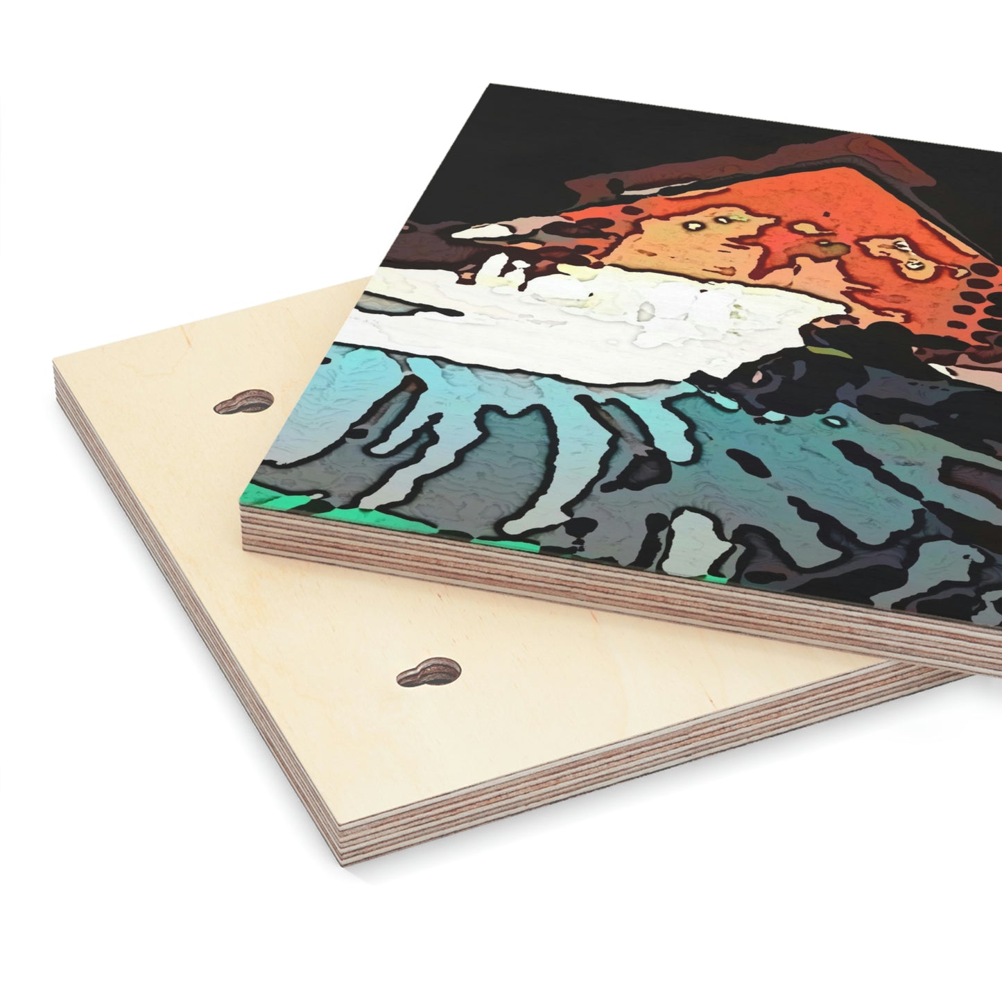 Wood Canvas ... Mountain Cabin & Skidoo Snowmobile, Nov22 ..."A Bit Of Van Gogh & Impressionalism" Rendering Time: 8 Hours ...