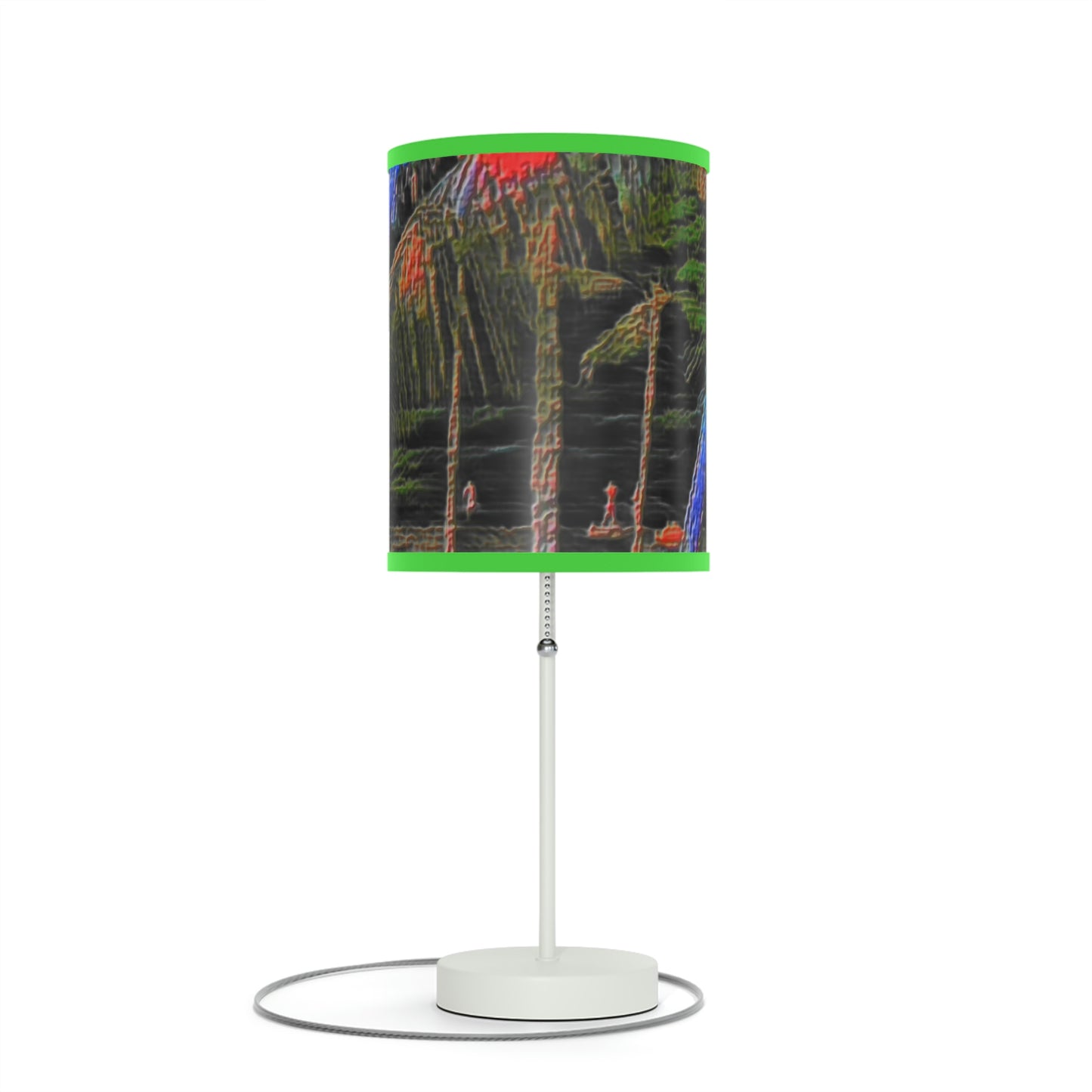 Lamp on a Stand, US|CA plug ... "The Royal Hawai'ian: Waikiki Beach_Beach" ... Honolulu, HI ... Ocotber 2014 (Halloween) ... Original Works ...