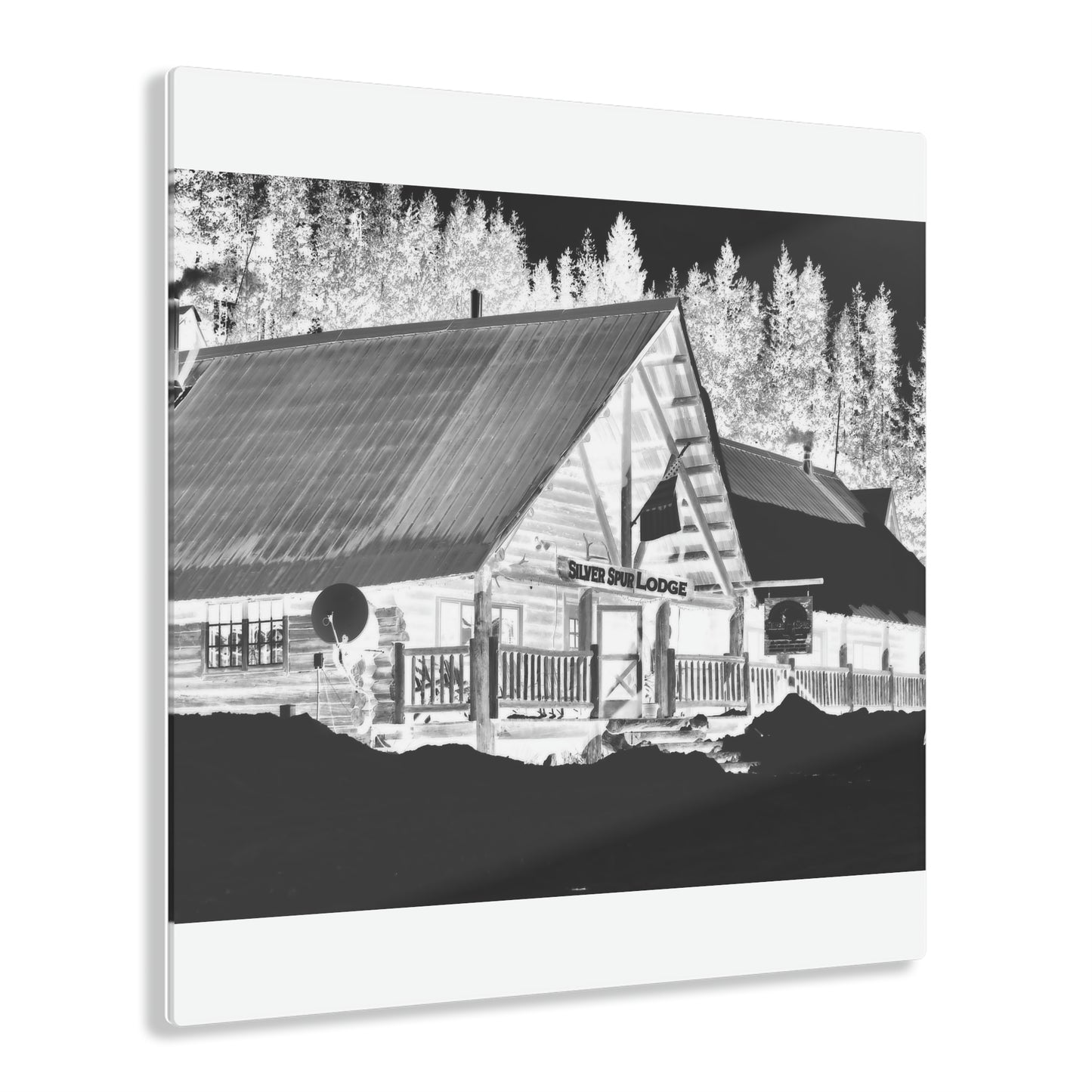 Acrylic Prints ... A Beautiful Lodge & Back-Country Outfitter In A Mountain Town ... 'Dixie, Idaho, November 2022' ... Original Works ...