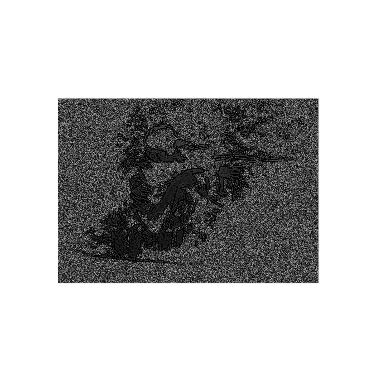 Aluminum Composite Panels ... The Hunter ... "Narows His Sights & Fires" ... April 2022 ... Central Idaho ... Original Works ...