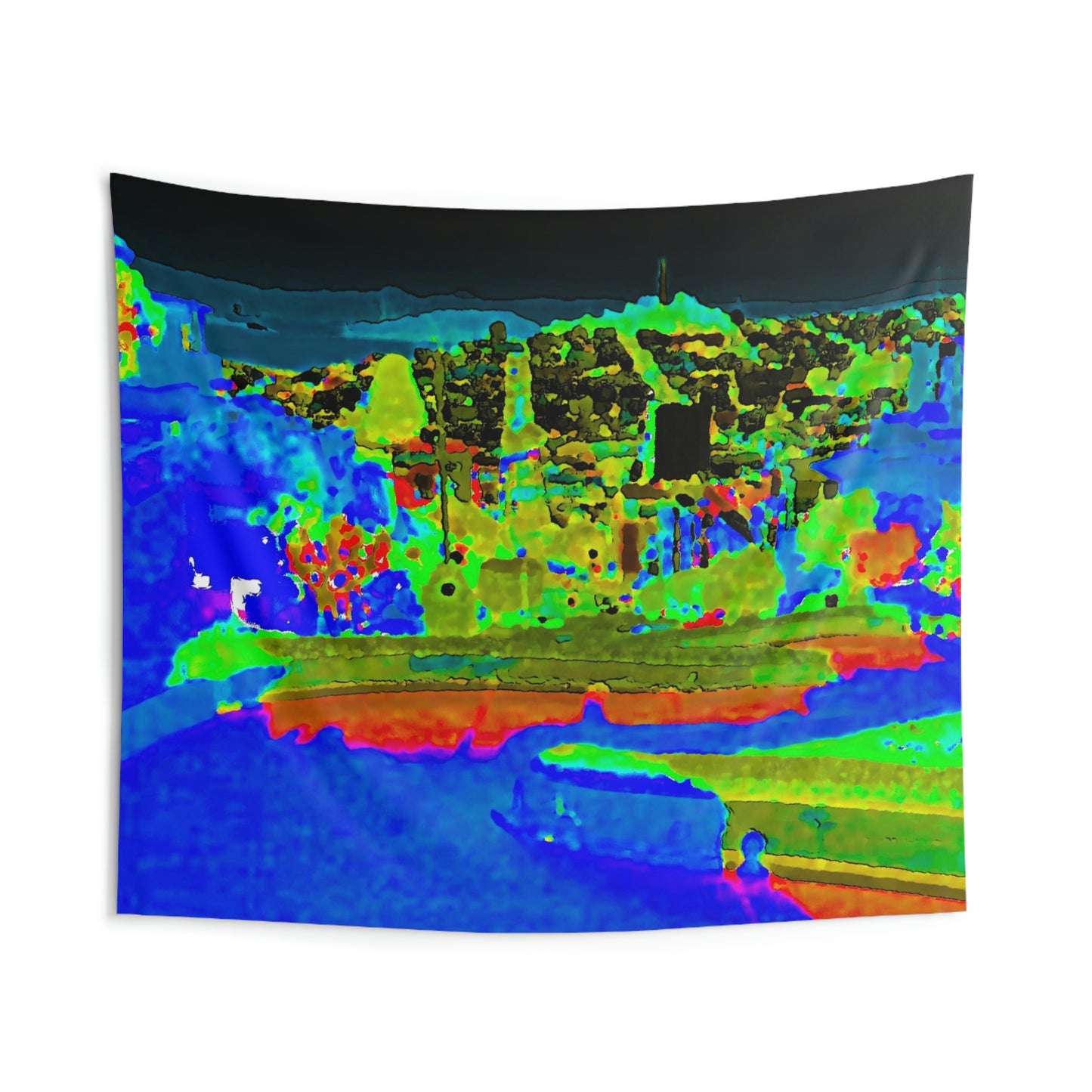 Indoor Wall Tapestries ... "Lombard Street San Francisco, CA, USA" ... Family Archives 1970's ... Original Works ...