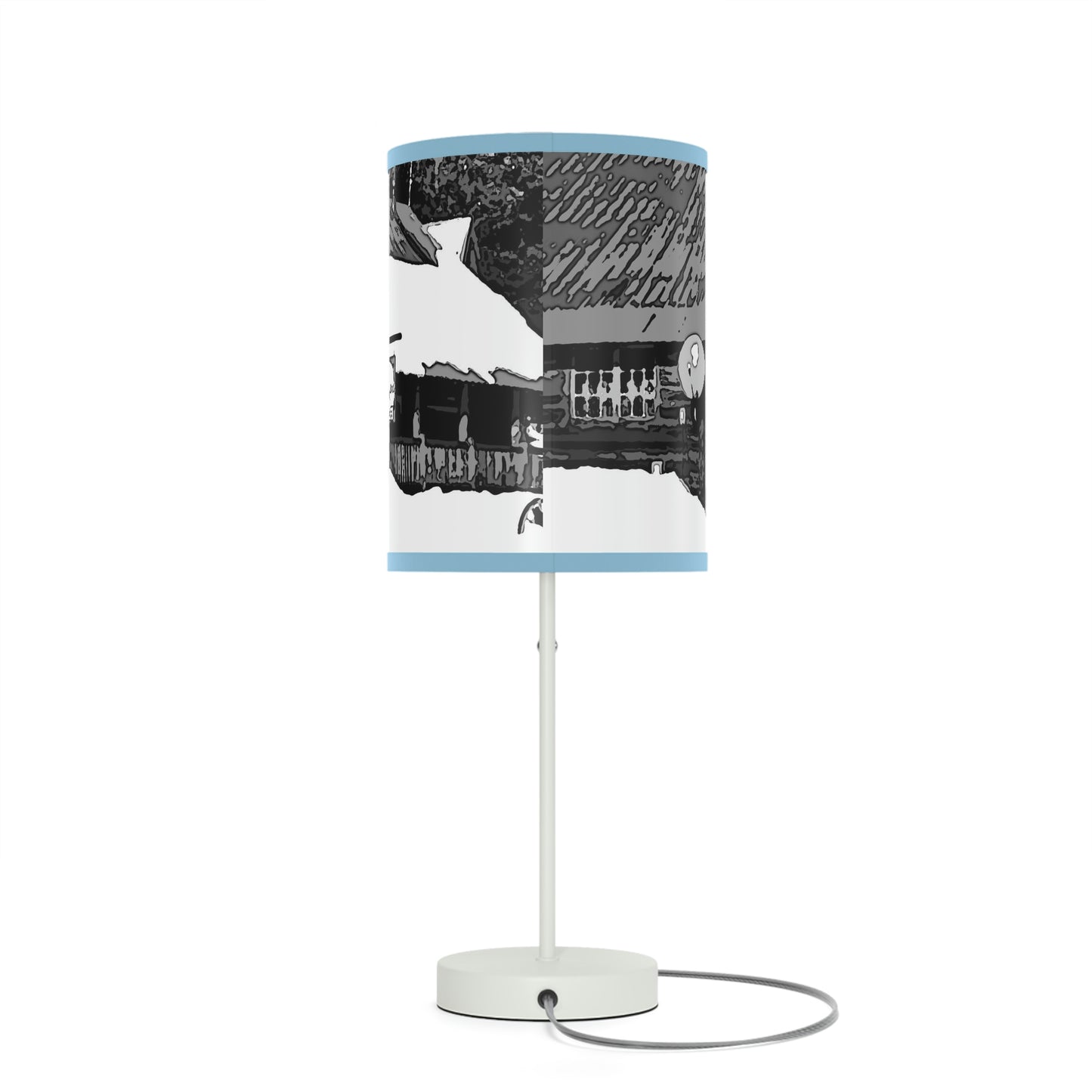 Lamp on a Stand, US|CA plug ... A Beautiful Lodge & Back-Country Outfitter In A Mountain Town ... 'Dixie, Idaho, November 2022' ... Original Works ...