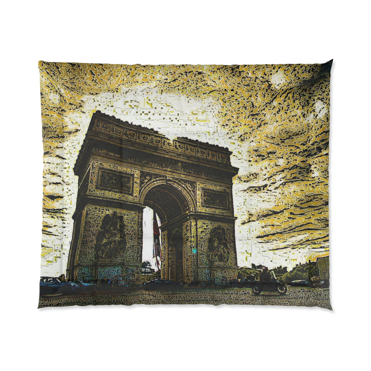 Comforter ... L'Arc de Triomphe ... 'Barbara Joan Bonnell-Holt Photo' ... Circa 1972 ... Oringinal Works ...