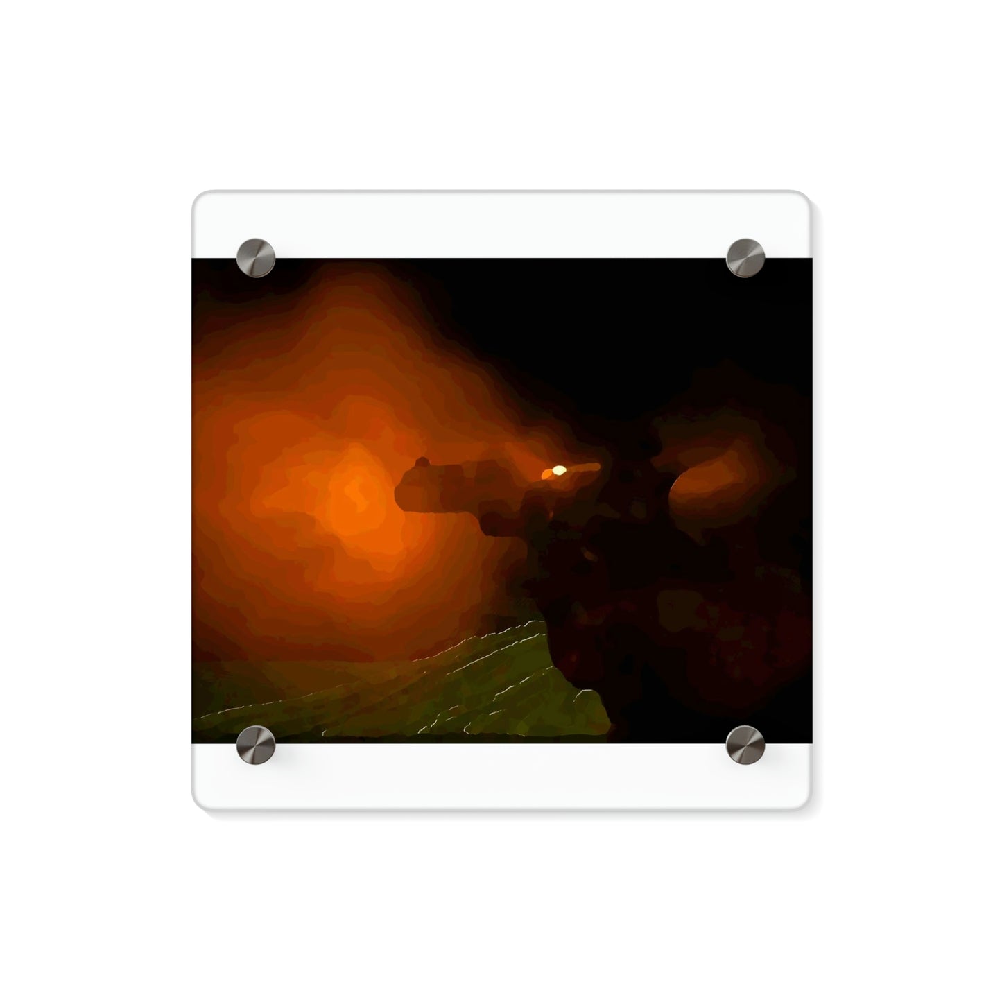 Acrylic Wall Art Panels ... Ruger .357 Magnum Early-Morning-Target-Practice ... 'Circa April 2022' ... Original Works ...