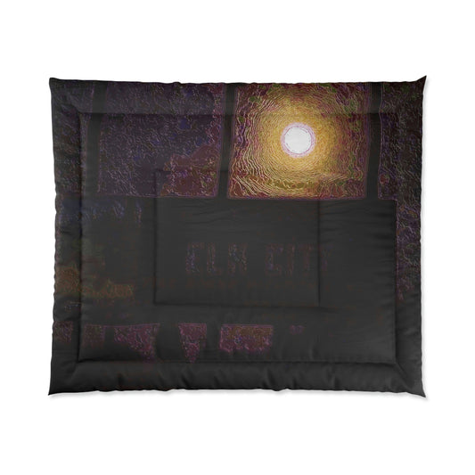 Comforter ... Car Approaches From The Stern ... Moon Ascendary From The Bow ... "Two Friendly Travellers On A Cold Night Near Elk City" ... C
