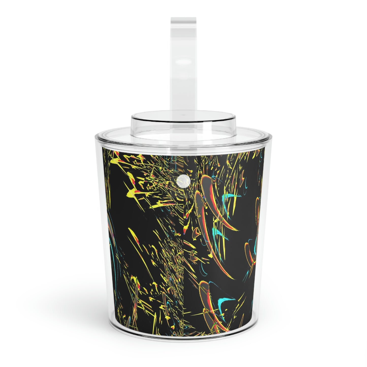 Ice Bucket with Tongs ... "Waning Moon" ... Central Idaho ... October 2022 ... Rendering Time: 22 Hours ... Original Works ...