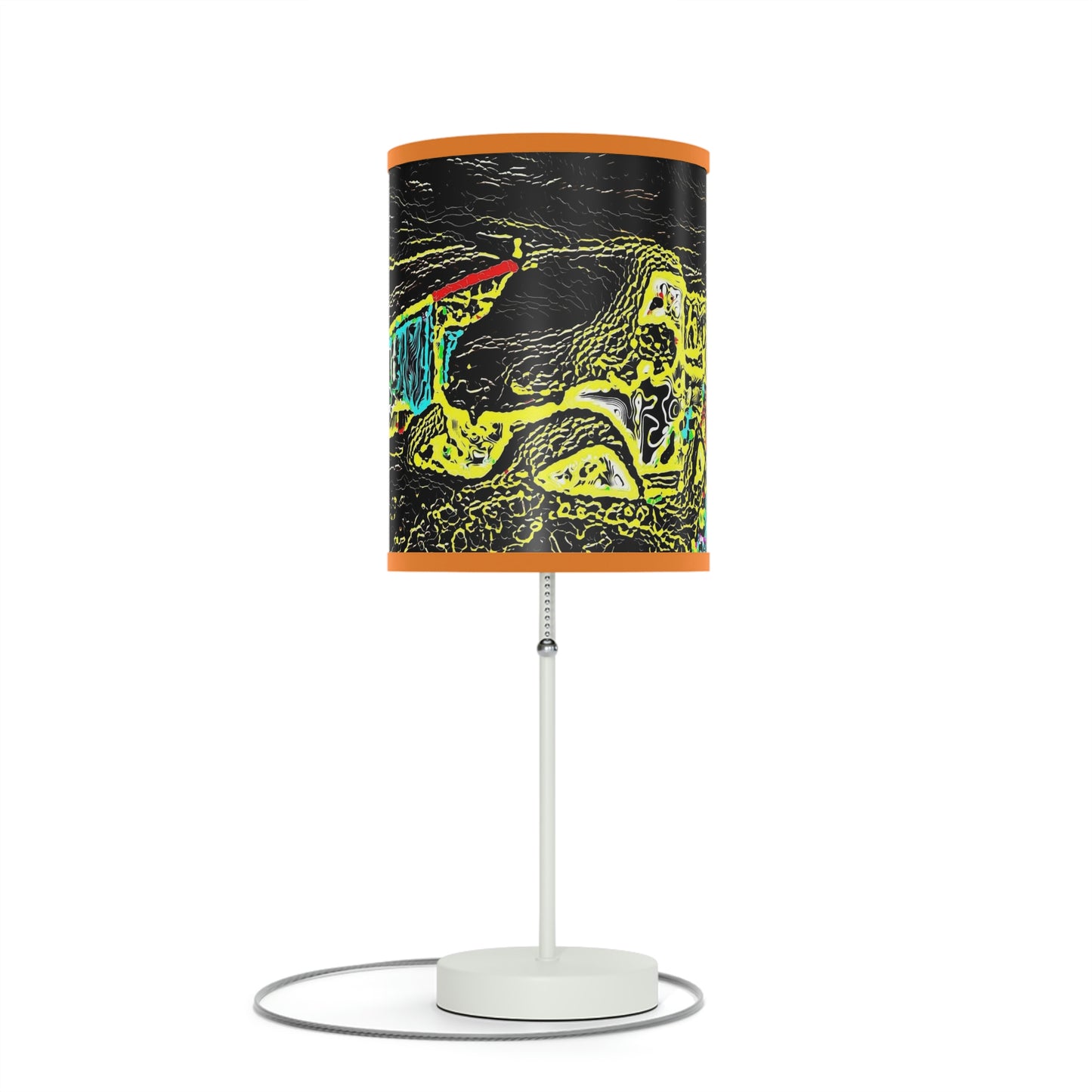 Lamp on a Stand, US|CA plug ... "Snow Vehicle In Snow Storm At-Rest" ... Circa 12Mar23 ... Central Idaho ... 18-Hours Rendering Time: Original Works ...