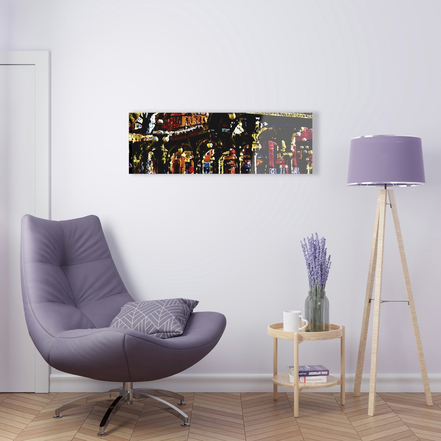 Acrylic Prints .. A Very Fine Place To Meet ... To Catch The Bus ... 'To Find A Friend' .. Just-To-Hangout ... Dr FJHolt Base Photo ... Original Works ...