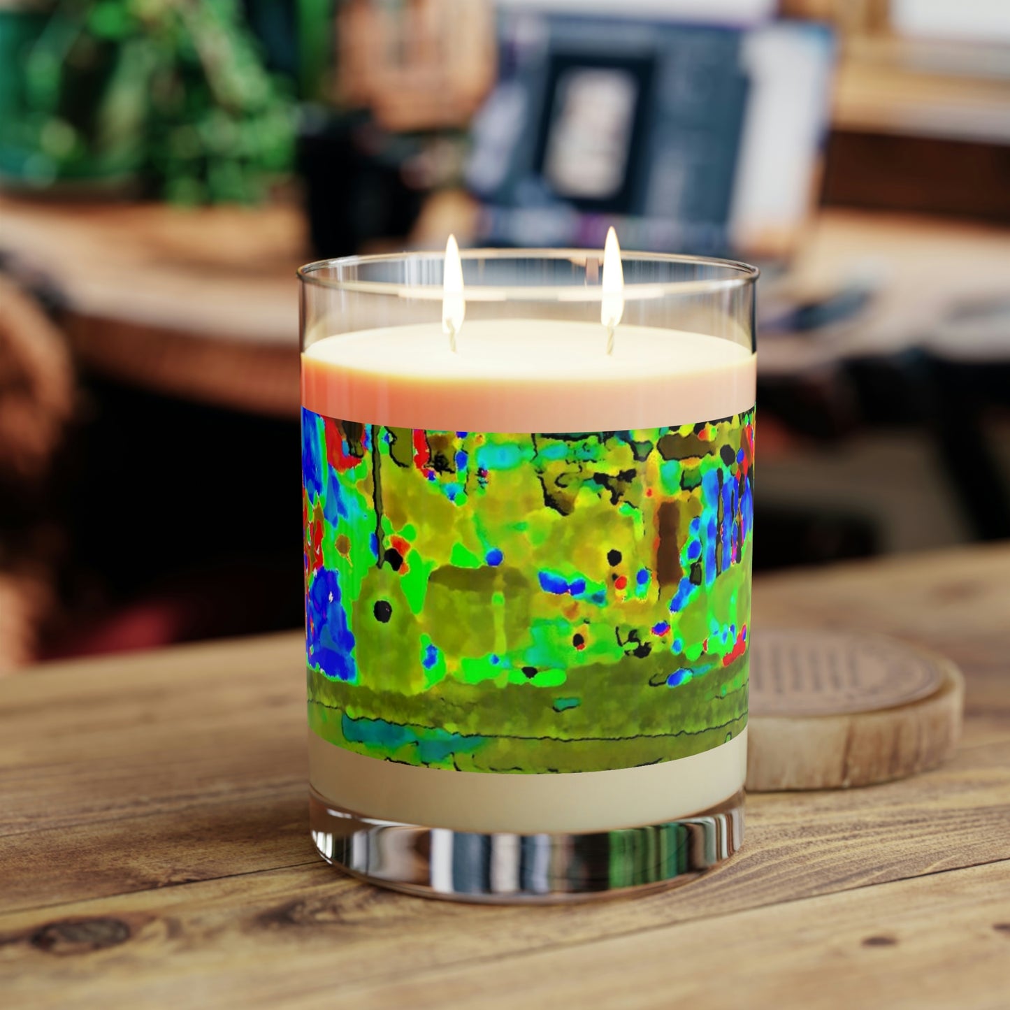 Scented Candle - Full Glass, 11oz ... "Lombard Street San Francisco, CA, USA" ... Family Archives 1970's ... Original Works ...