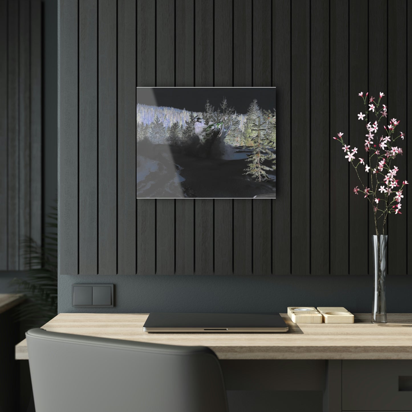 Acrylic Prints ... "No Time 'Like-Air-Time' ..." ... A True Master At His Craft ... December 2022, Rhett Creek, Idaho ... Original Works ...