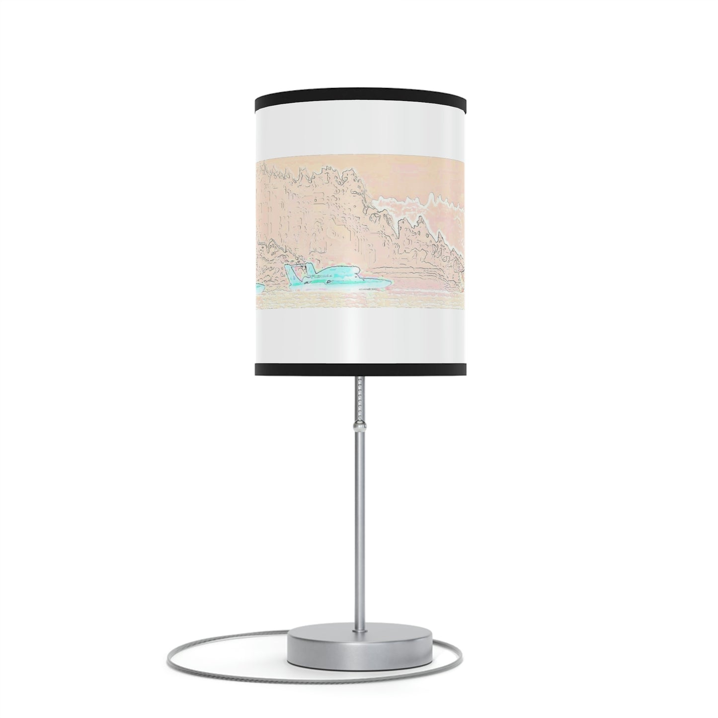 Lamp on a Stand, US|CA plug ... Seattle Columbia Cup On Lake Washington ... "Dave Wilcox Heads For The Win" ... Associate Gift-Photo ... Original Works ...