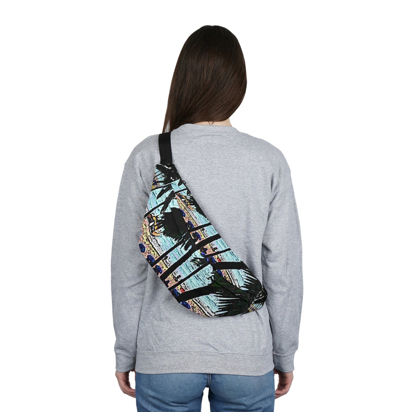 Large Fanny Pack ... "A Beautiful Beach Amongst The Palms" ... The Outrigger Waikiki, Honolulu, Oahu ... Original Works ...