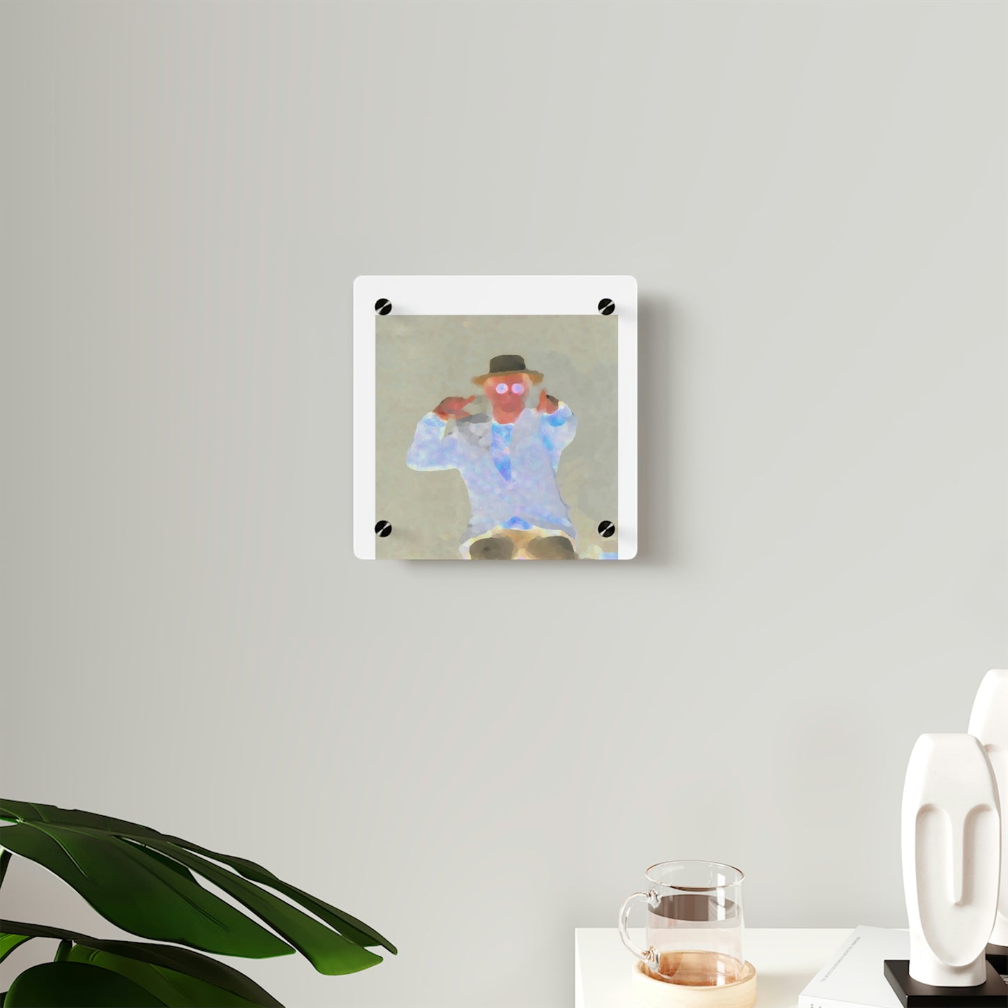 Acrylic Wall Art Panels ... "Here's To You Friends & Associates" ... Geting-Er-Done ... Idaho / Washington Border (Lewiston, ID - Clarkston, WA) ... Original Works: Rendering Time: 8 Hours ...