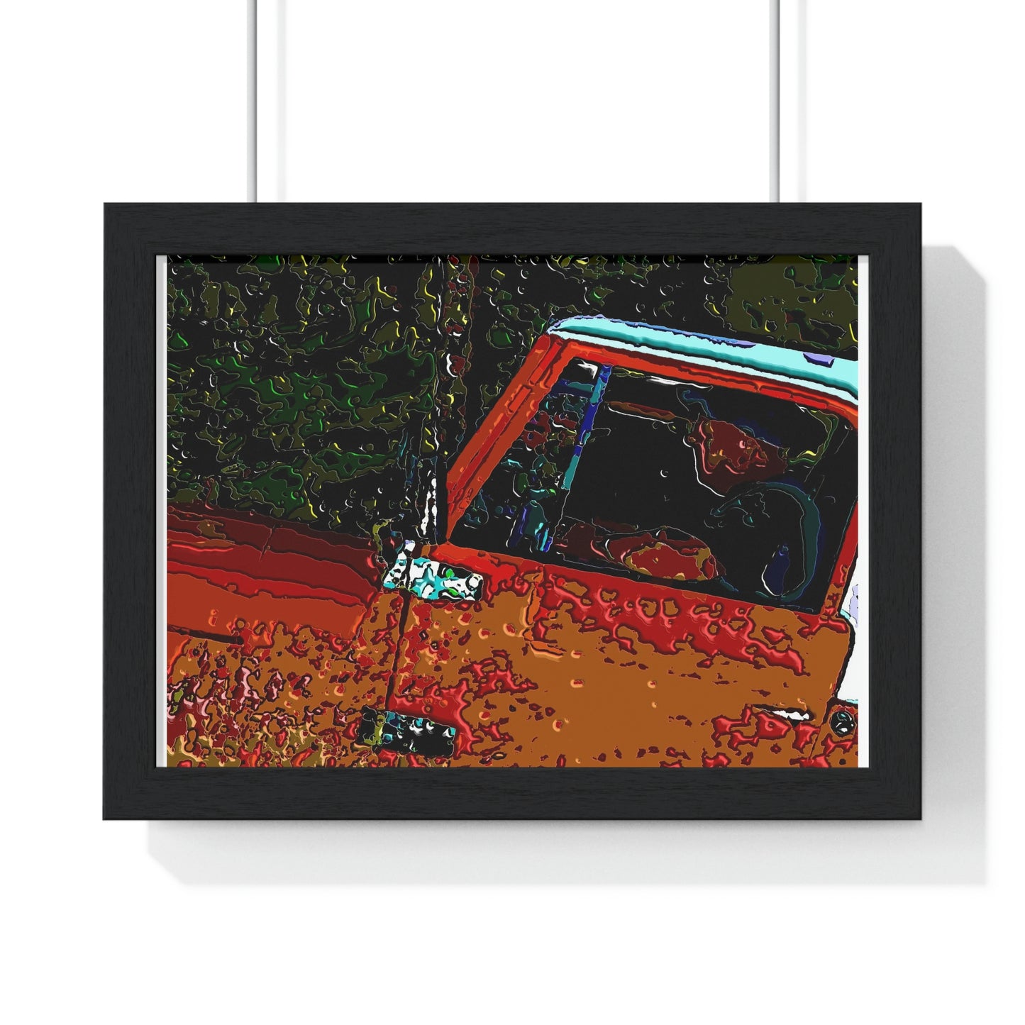 Premium Framed Horizontal Poster ... How-To-Drive-Idaho's-Mountain_Roads ... "Like A Professional" ... "Truckin' Like The Doo-Dah-Man" ...