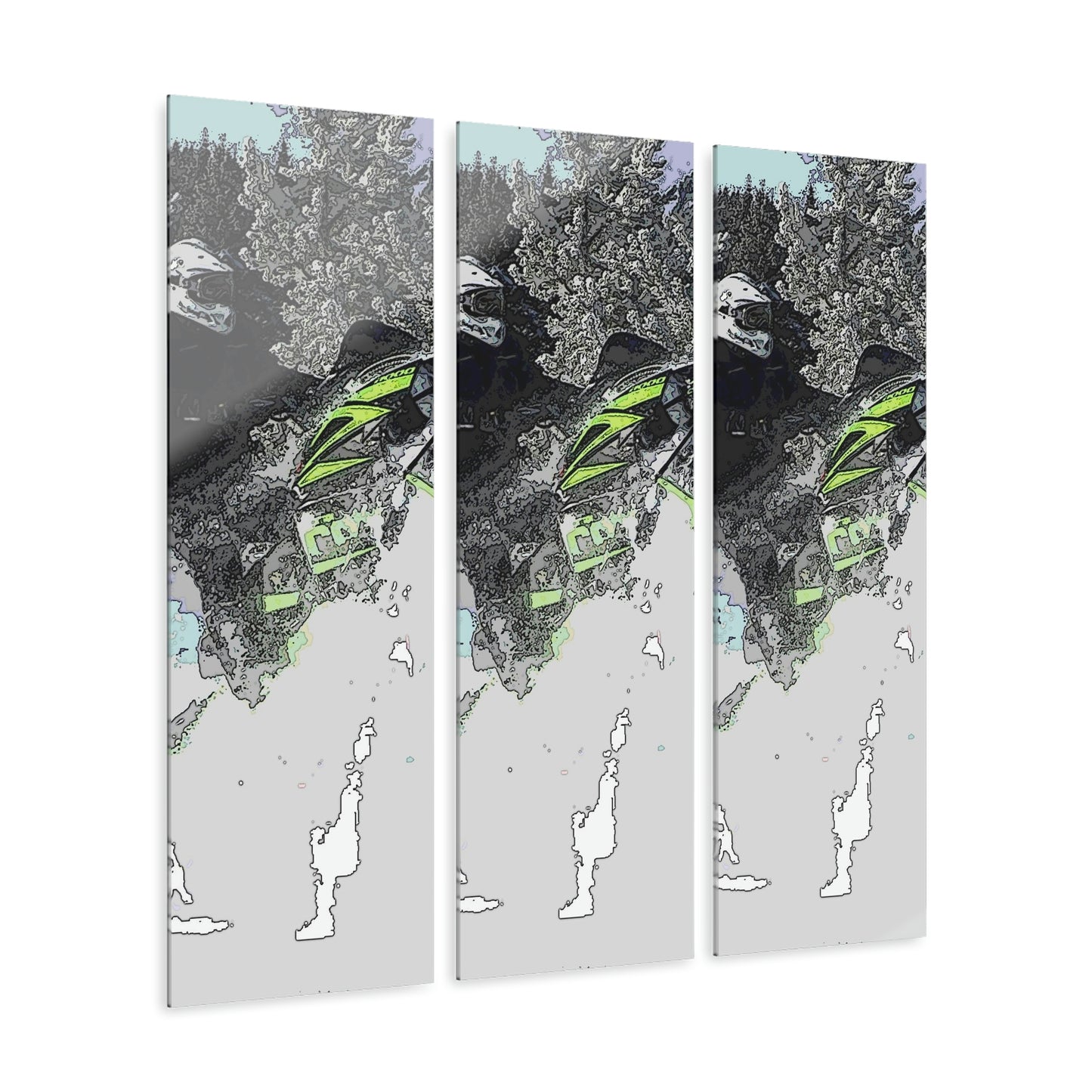 Acrylic Prints (Triptych) ...  Come Fly With The Professionals ... CIP-Airways ... 'Getting-Er-Done' ... Original Works ... December 2022 ...