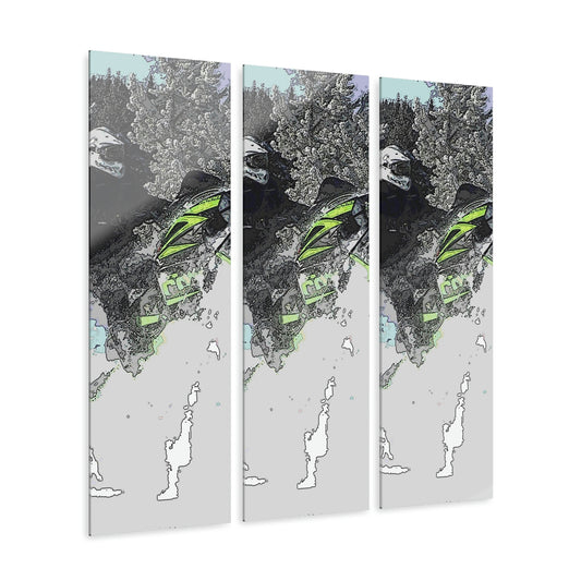 Acrylic Prints (Triptych) ...  Come Fly With The Professionals ... CIP-Airways ... 'Getting-Er-Done' ... Original Works ... December 2022 ...