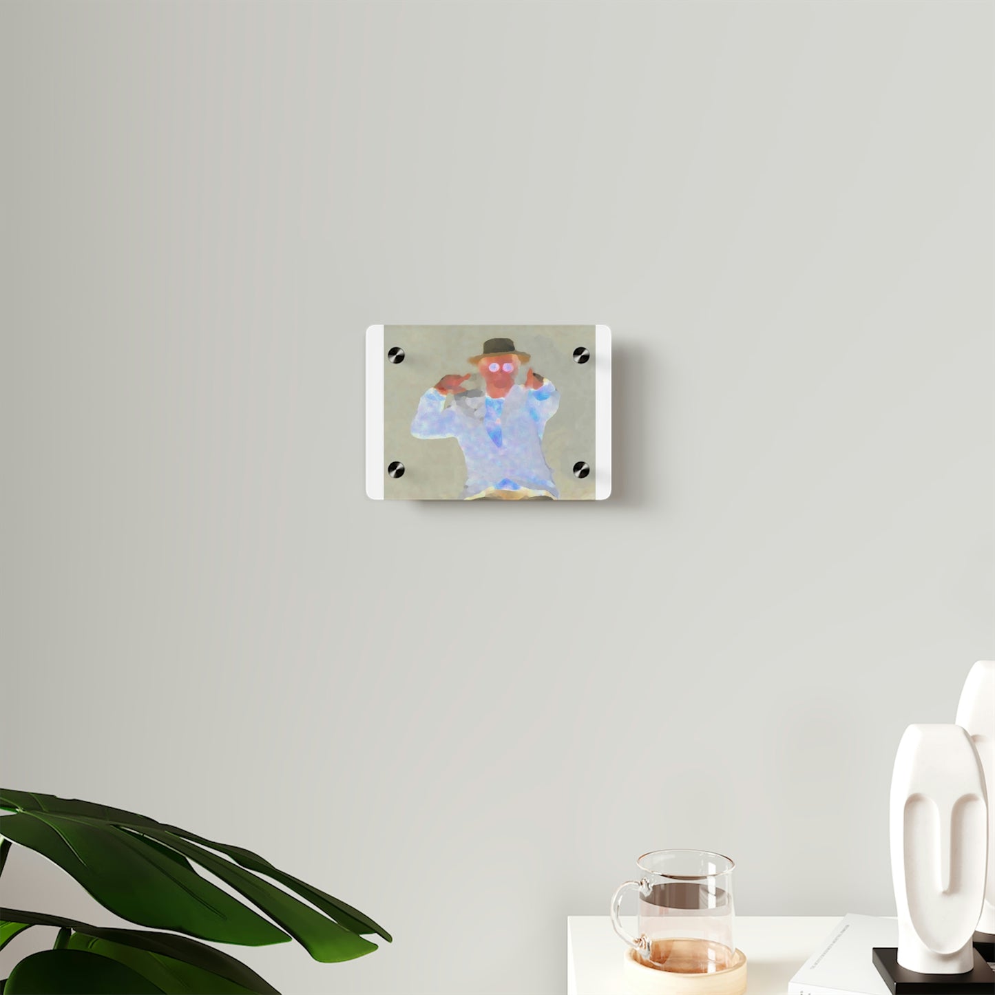 Acrylic Wall Art Panels ... "Here's To You Friends & Associates" ... Geting-Er-Done ... Idaho / Washington Border (Lewiston, ID - Clarkston, WA) ... Original Works: Rendering Time: 8 Hours ...