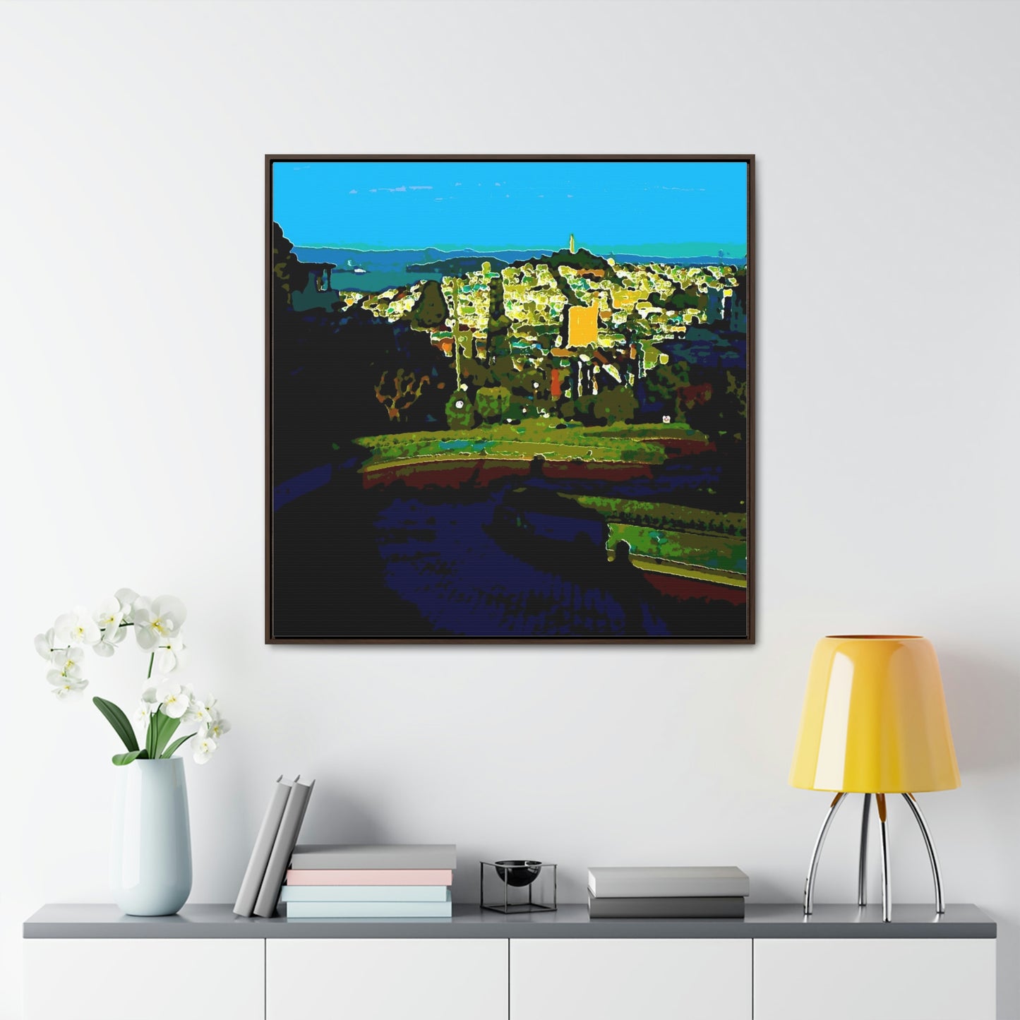 Gallery Canvas Wraps, Square Frame ...  "Lombard Street San Francisco, CA, USA" ... Family Archives 1970's ... Original Works ...