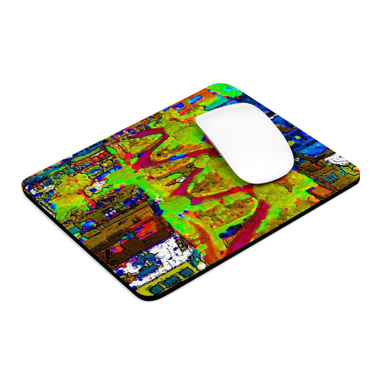 Mouse Pad  ... A Crazy Street ... 'Eight Winding Curve-Switchbacks' ... "Lombard Street, San Francisco, CA' ... Family Archives: 1970's ... Original Works ...