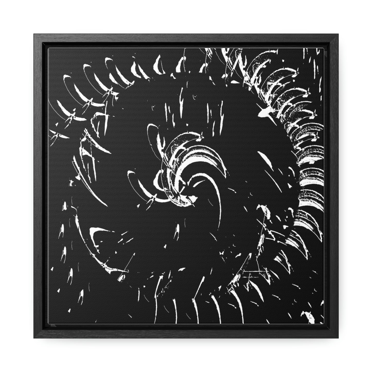Gallery Canvas Wraps, Square Frame ... "Waning Moon" ... Central Idaho ... October 2022 ... Rendering Time: 22 Hours ... Original Works ...