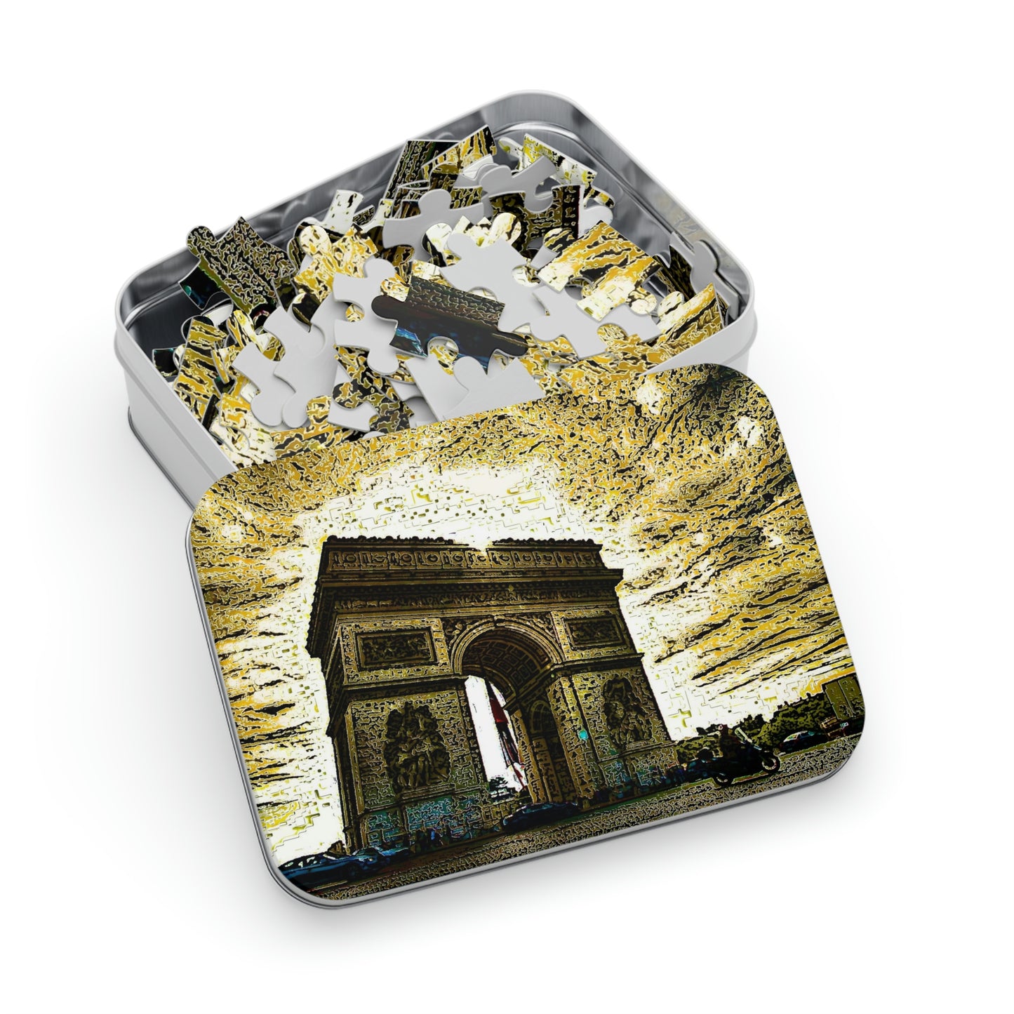 Jigsaw Puzzle (30, 110, 252, 500,1000-Piece) ...  L'Arc de Triomphe ... 'Barbara Joan Bonnell-Holt Photo' ... Circa 1972 ... Oringinal Works ...