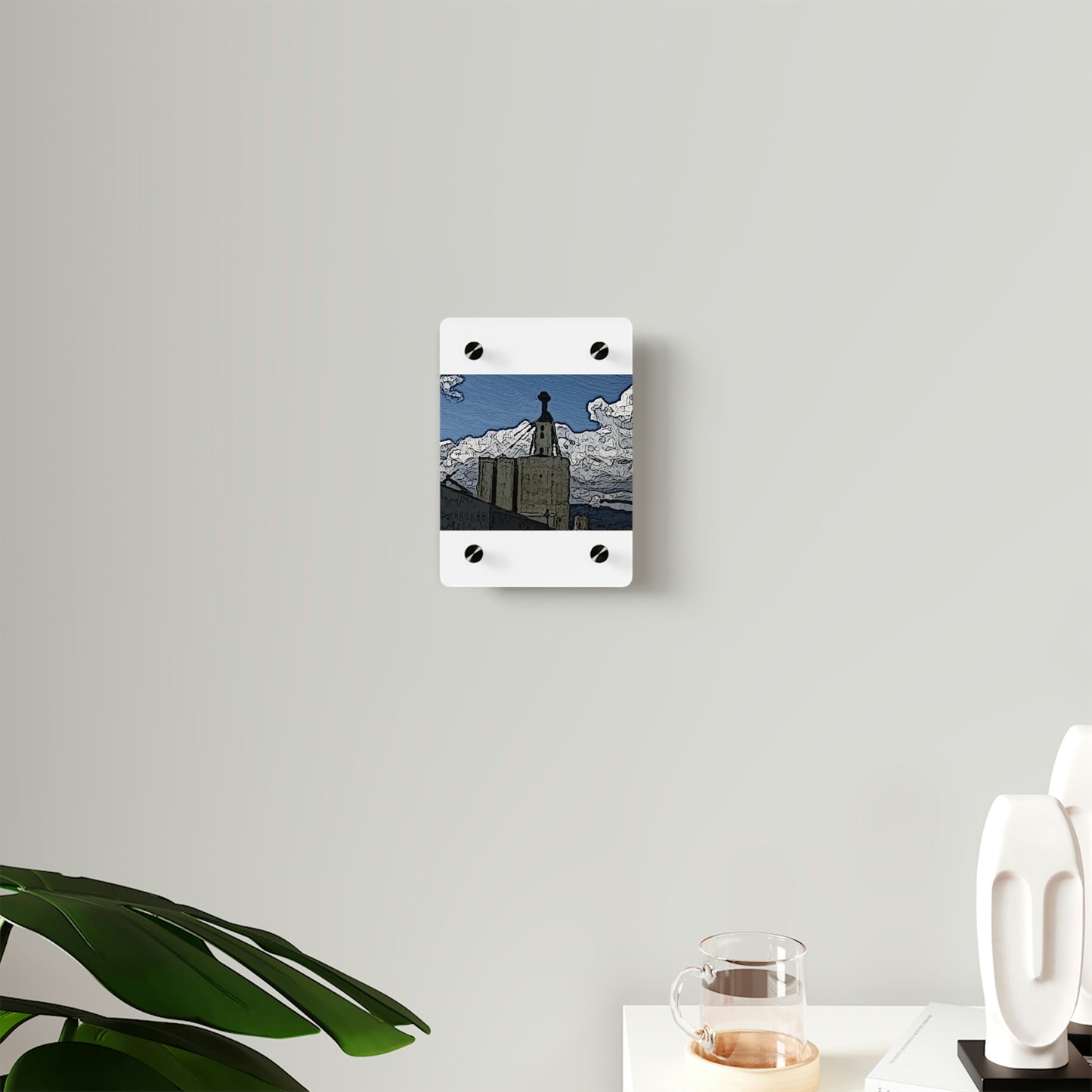 Acrylic Wall Art Panels ... "ICP: Idaho County Propane ... 'Production Facilities Grangeville, Idaho' ... "  Original Works: Rendering Time: 10 Hours ...