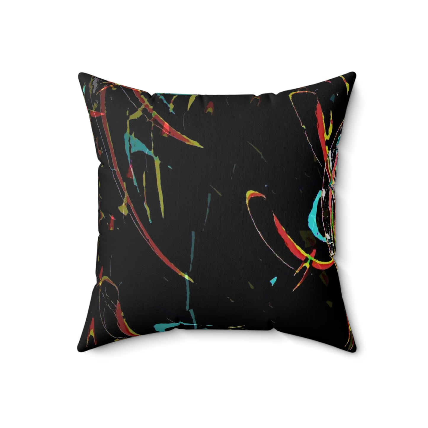 Spun Polyester Square Pillow ... "Waning Moon" ... Central Idaho ... October 2022 ... Rendering Time: 22 Hours ... Original Works ...