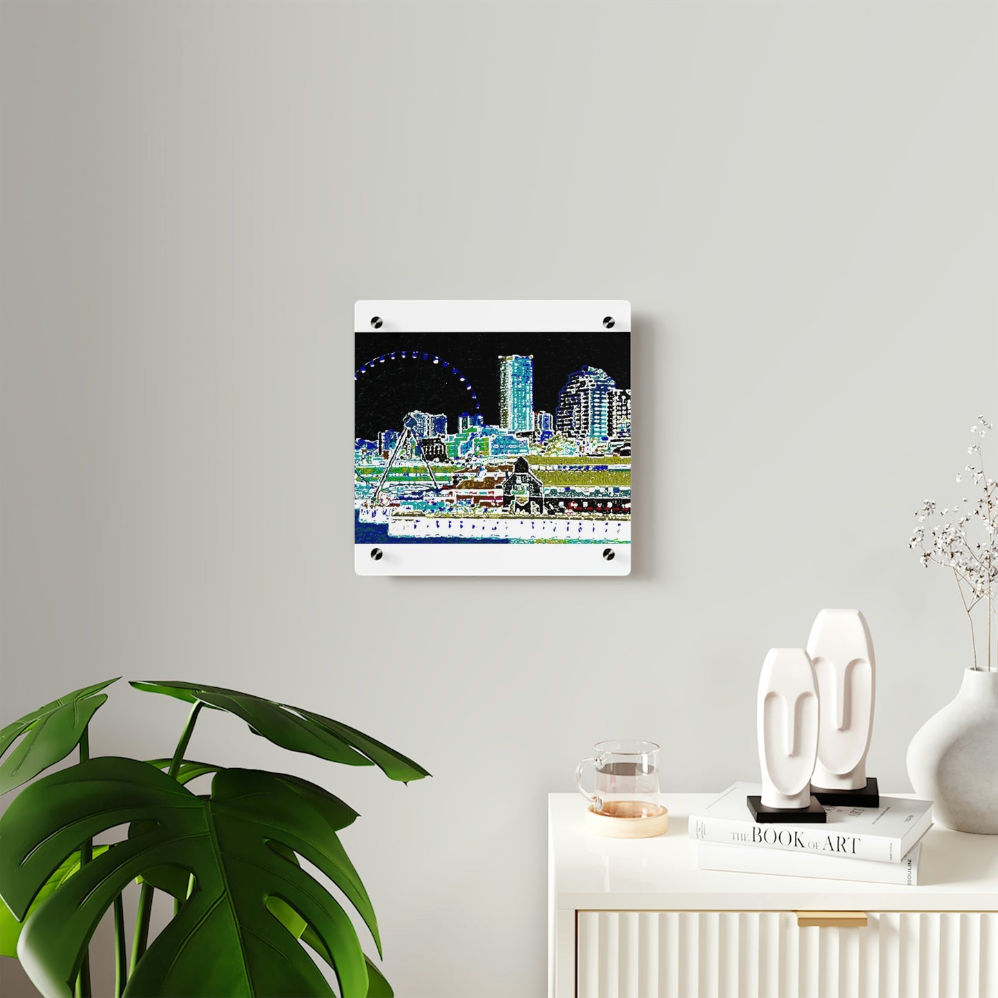 Acrylic Wall Art Panels ... That Classic Wheel ... 'Seattle's Wheel' ... & An Old Classic Waterside Vendors ...  'Family Archives' ... Original Works ...