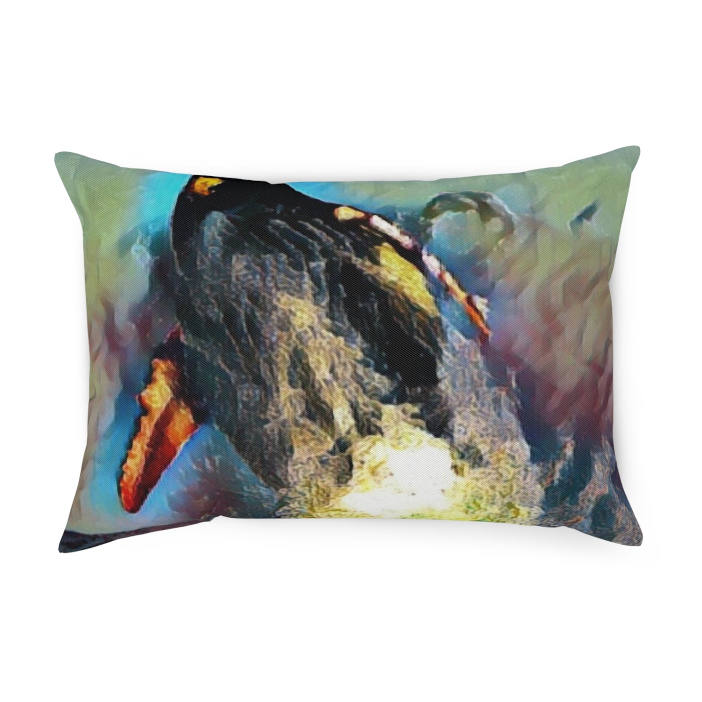 Cushion ... An Extraordinary Humpback Breach ... 'With Explosive Energy' ... Family Archives (KPH) ... Circa: 21st Century. Maui, HI ... Original Works ...