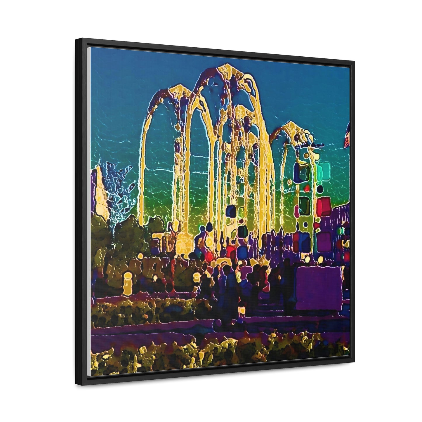 Gallery Canvas Wraps, Square Frame ... "Arches 'Like-No-Other' ... " Seattle World's Fair: 1962. A Family Original ...