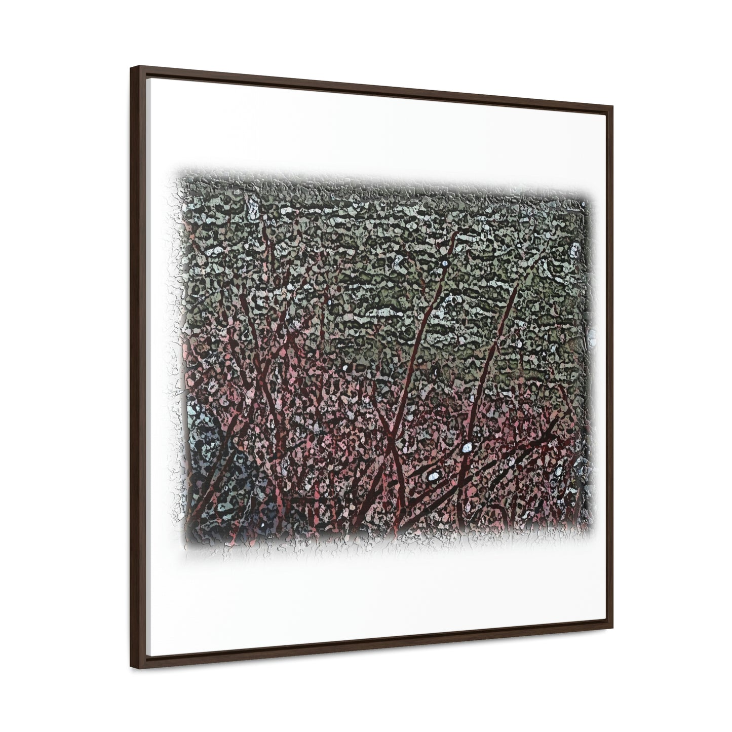 Gallery Canvas Wraps, Square Frame ... "A River Runs Through It" ... Red-Osier-Dogwood (Cornus Stonlifera 'Rubra') .. Original Works ... Central Idaho ...