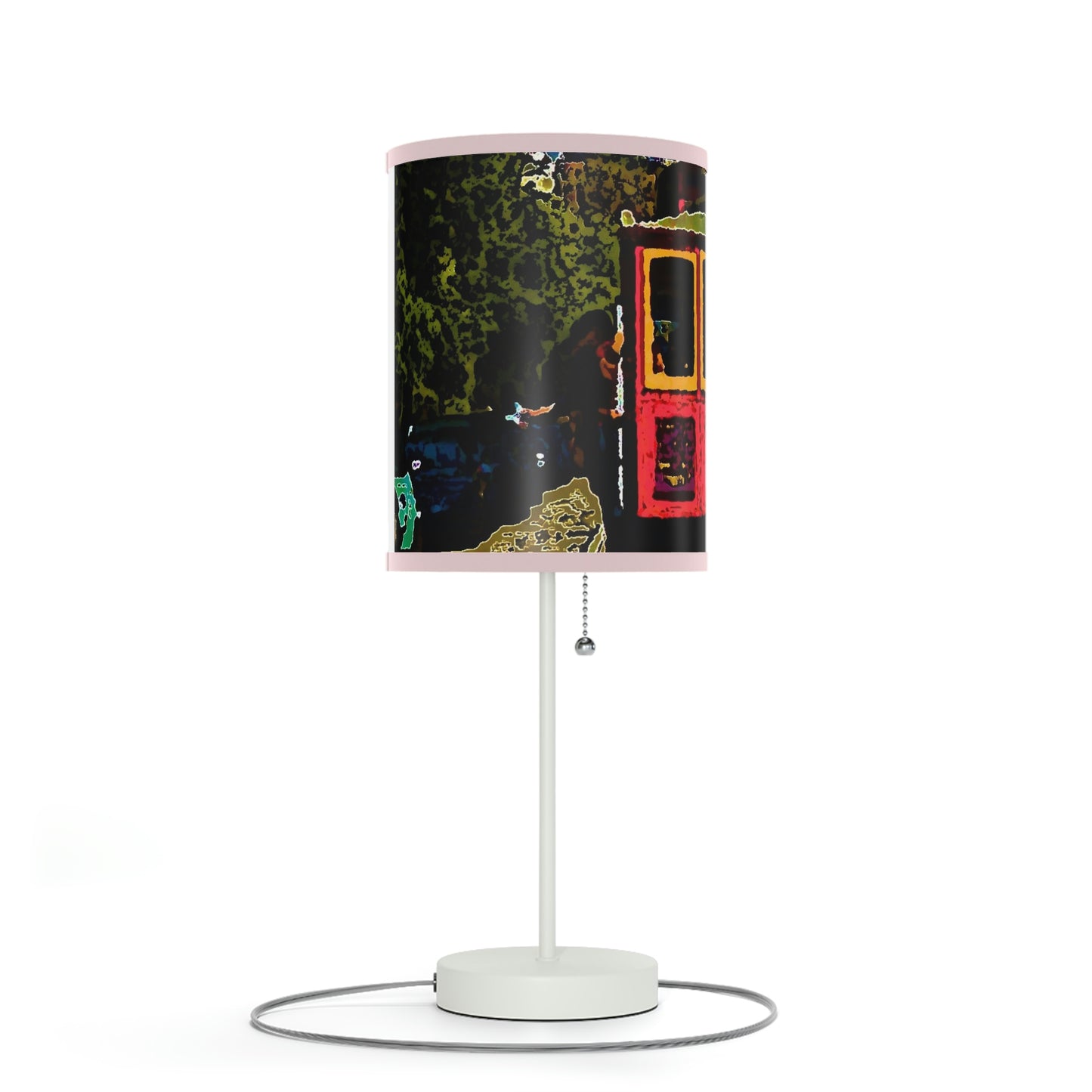 Lamp on a Stand, US|CA plug ... San Francisco ... 'A Rice-A-Roni-A-San Francisco Treat' ... "A Cable Car Classic" ... Family Archives: 1973 ... Original Works ...