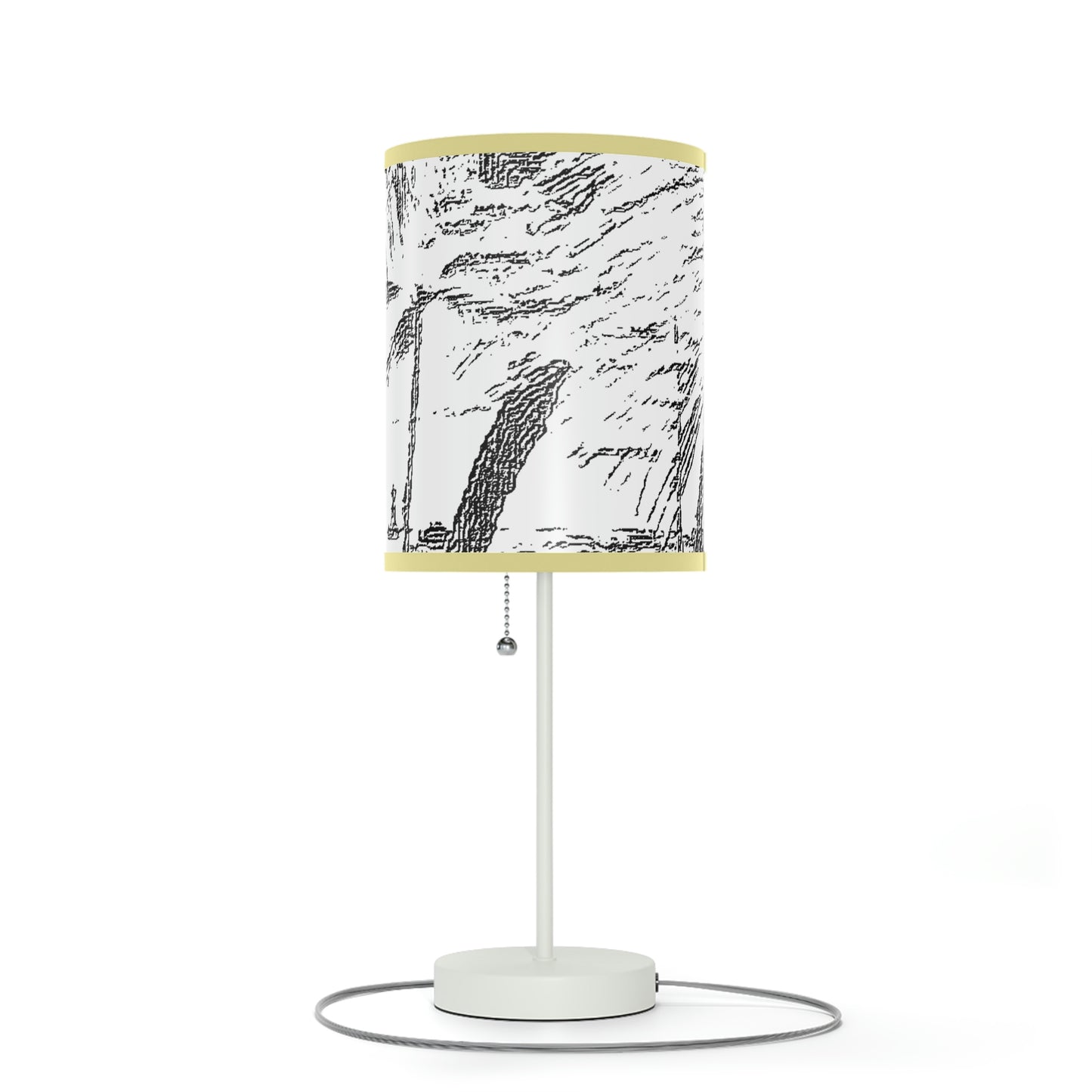 Lamp on a Stand, US|CA plug ... "The Royal Hawai'ian: Waikiki Beach_Beach" ... Honolulu, HI ... Ocotber 2014 (Halloween) ... Original Works ...