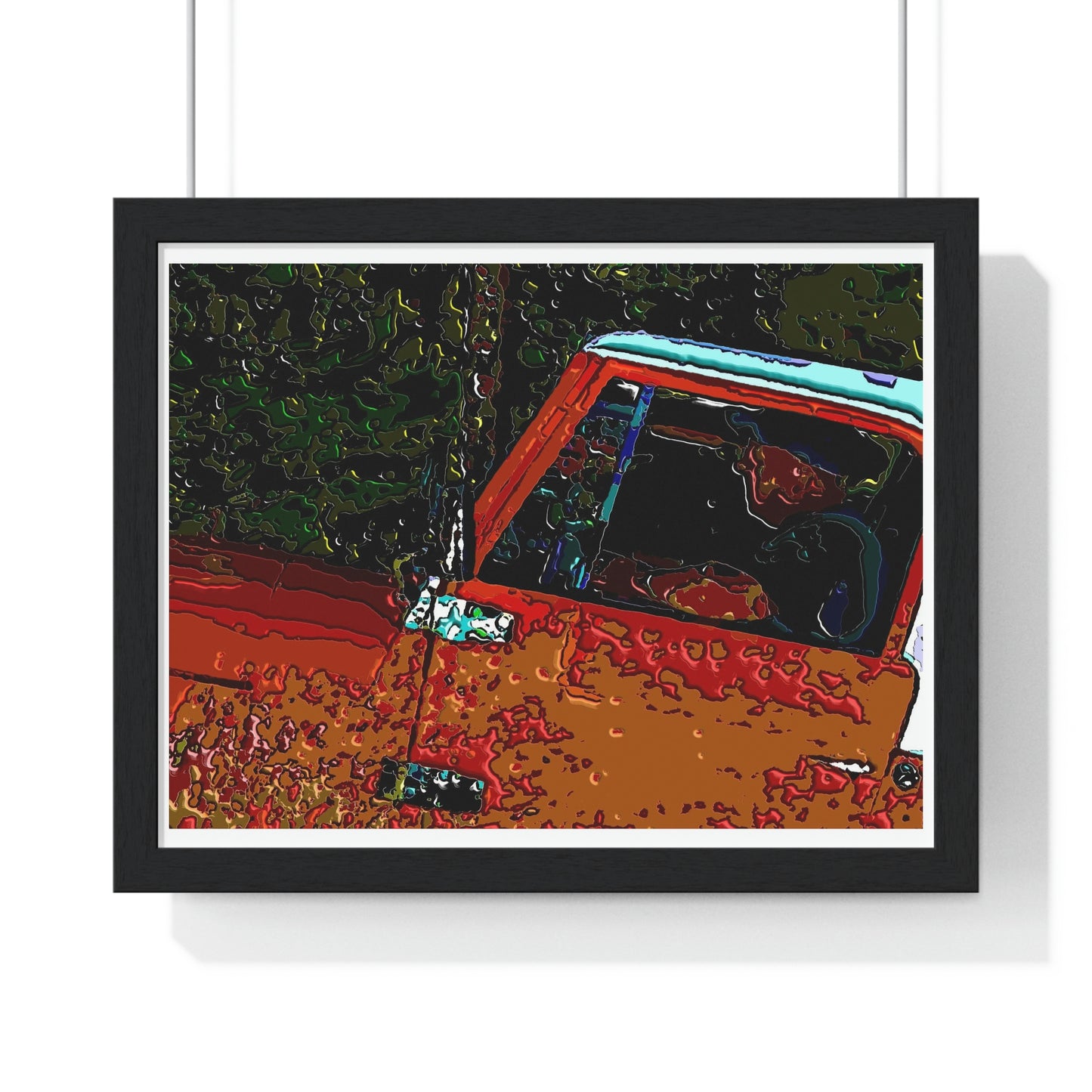 Premium Framed Horizontal Poster ... How-To-Drive-Idaho's-Mountain_Roads ... "Like A Professional" ... "Truckin' Like The Doo-Dah-Man" ...