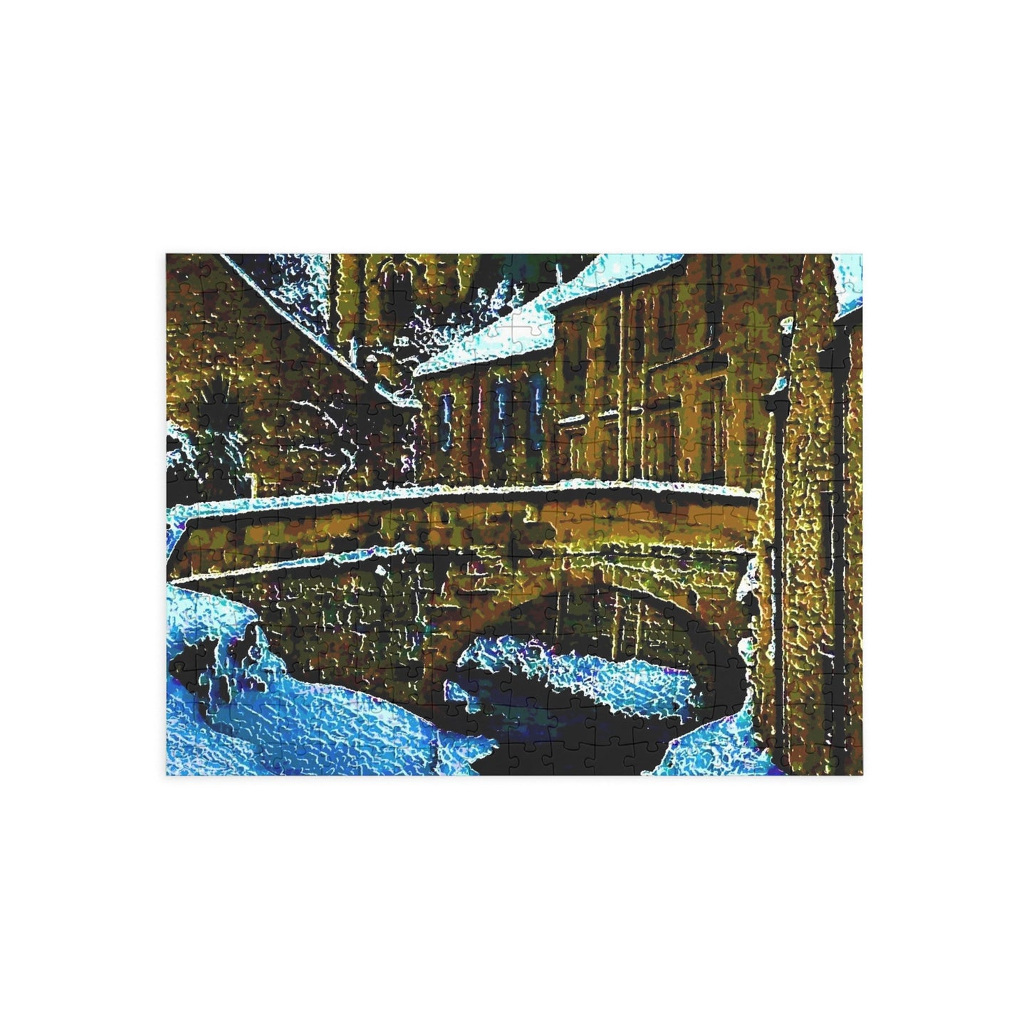 Puzzle (96, 252, 500, 1000-Piece) ...  Walikng The Streets & Alleys ... 'Strolling The Canals ... '  ... Original Works  ...