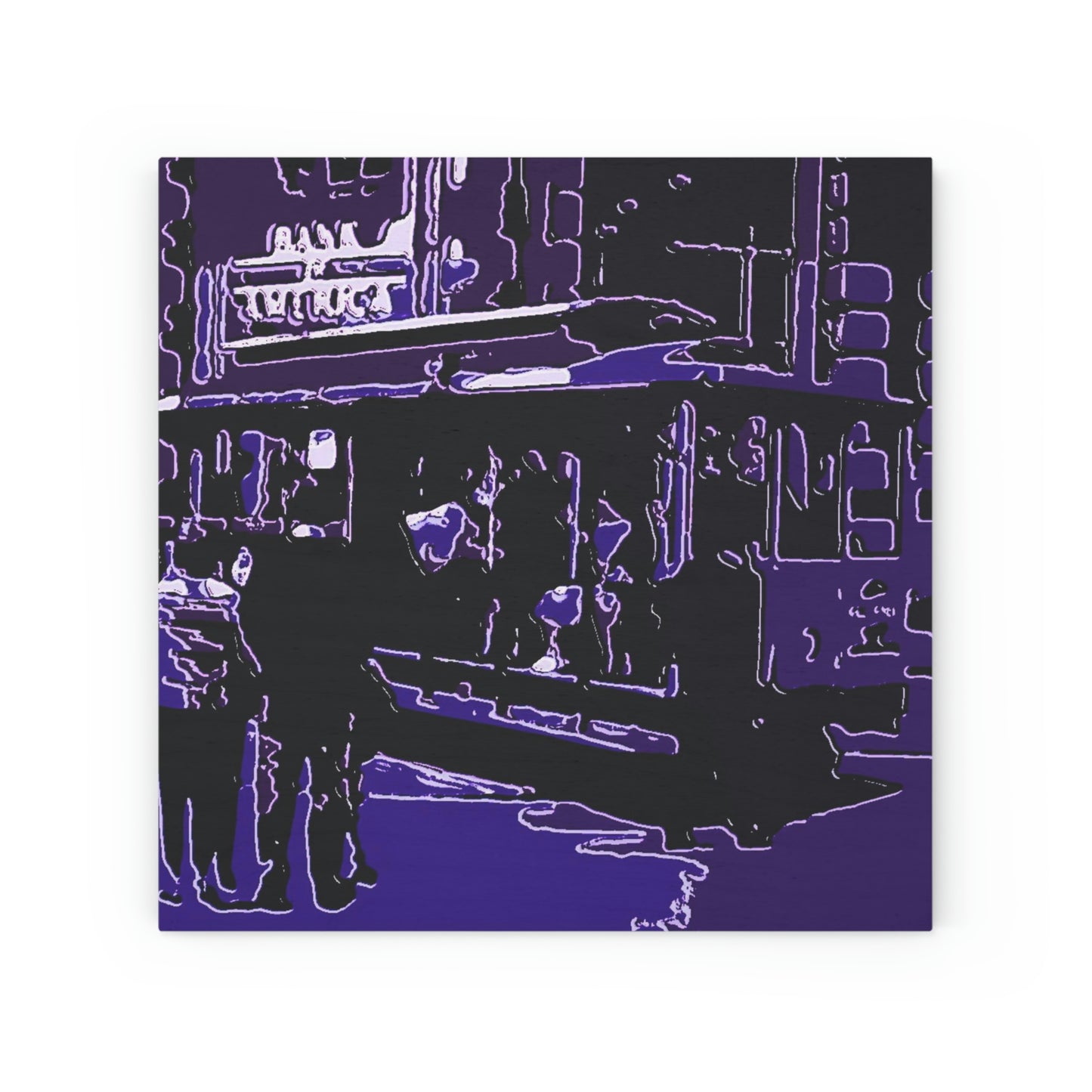 Wood Canvas ... San Francisco ... 'Rice-A-Roni-A-San Francisco Treat' ... "A Cable Car Classic" ... Family Archives: 1973 ... Original Works ...