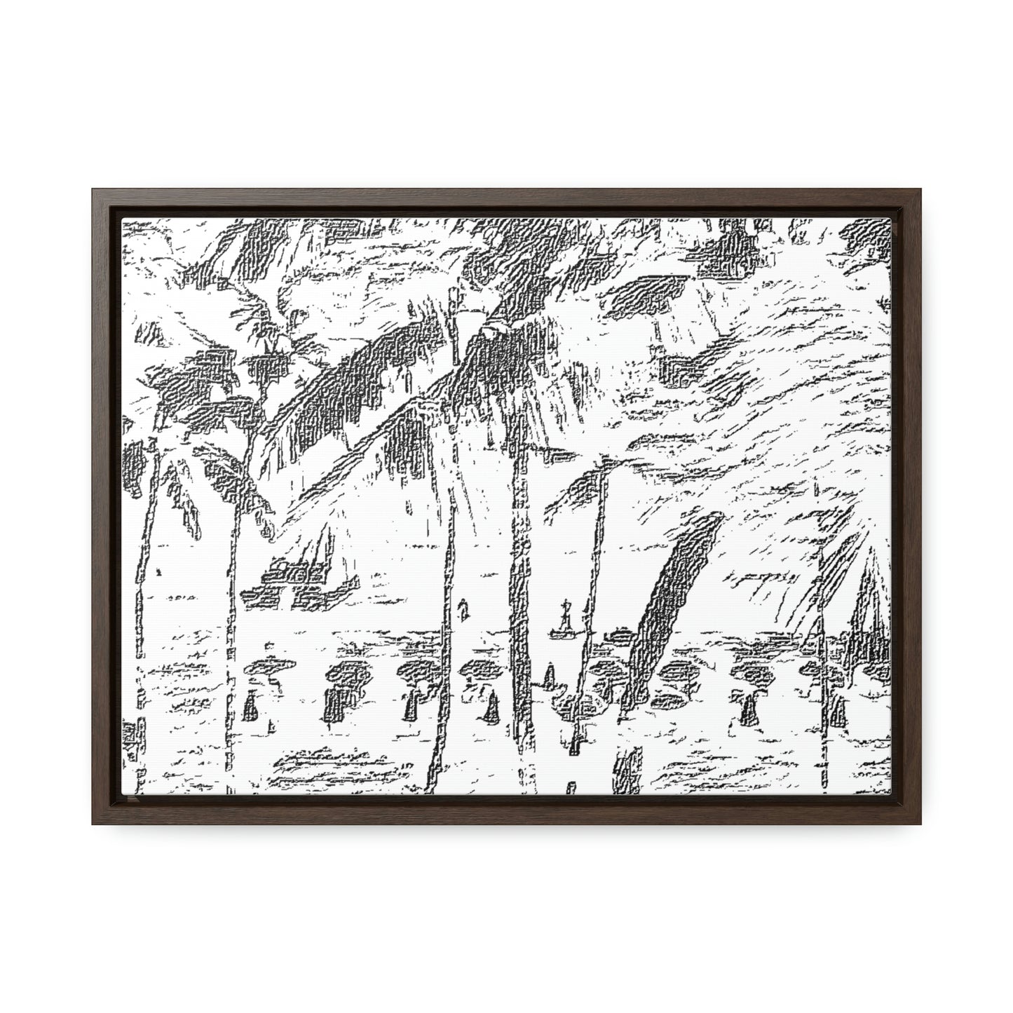 Gallery Canvas Wraps, Horizontal Frame ... "The Royal Hawai'ian: Waikiki Beach_Beach" ... Honolulu, HI ... Ocotber 2014 (Halloween) ... Original Works ...
