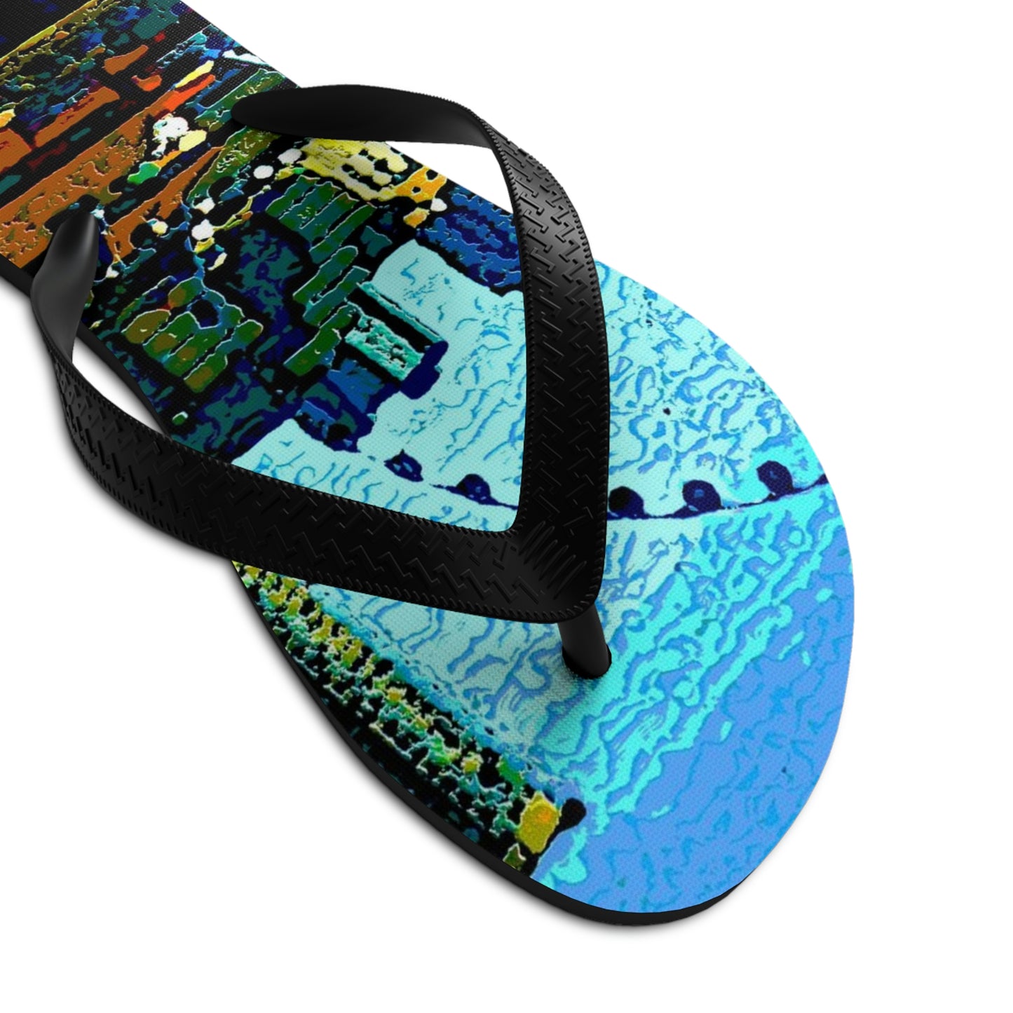 Unisex Flip-Flops ... That Classic Wheel ... 'Seattle's Wheel' ... & An Old Classic Waterside Vendors ...  'Family Archives' ... Original Works ...