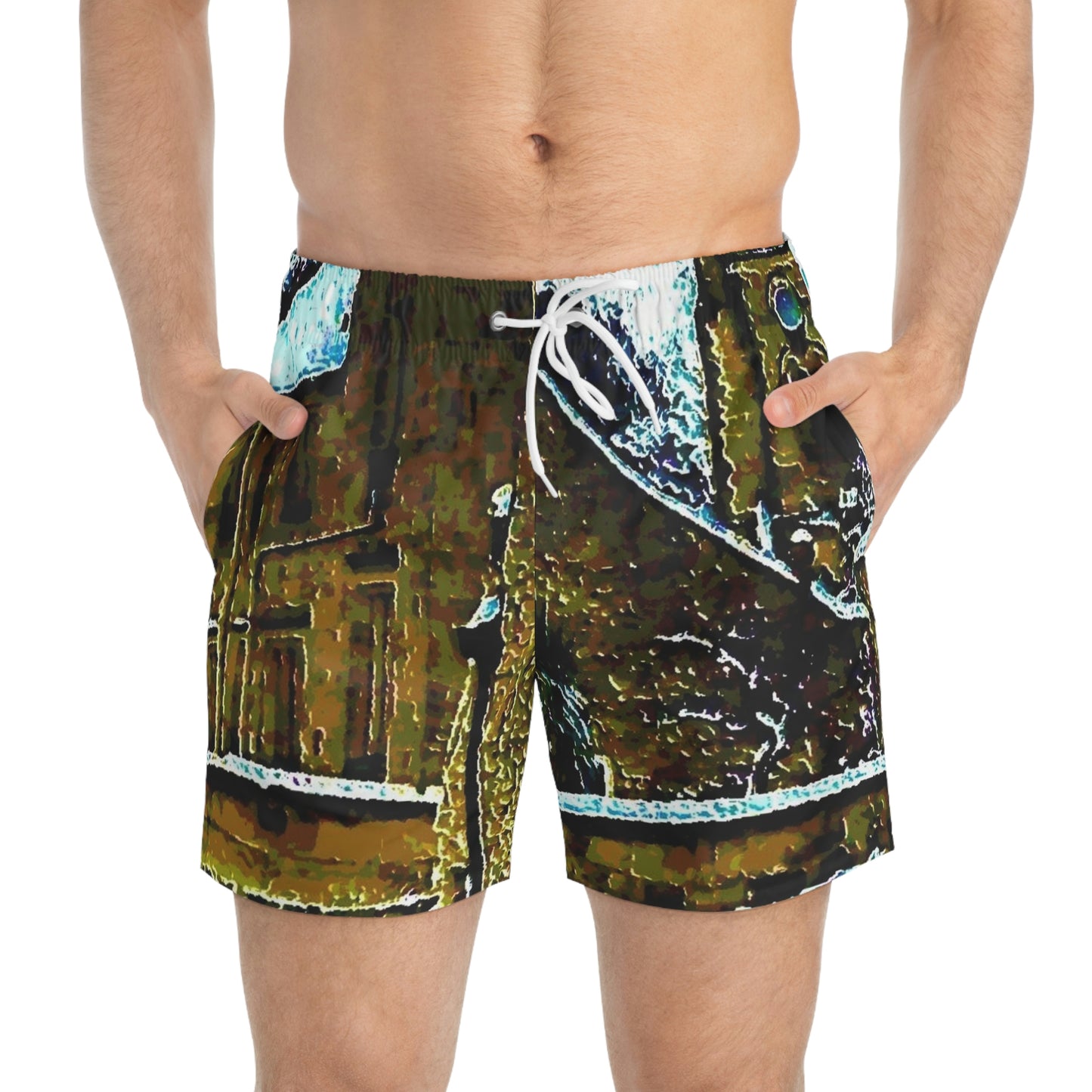 Swim Trunks ... Walikng The Streets & Alleys ... 'Strolling The Canals ... '  ... Original Works  ...