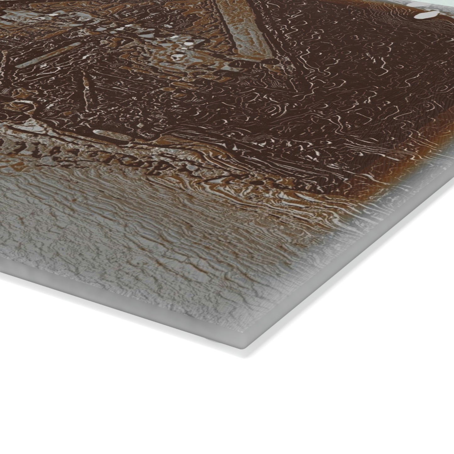 Glass Cutting Board ..."A Stormy Thanksgiving Celebration In-The-Mountains"