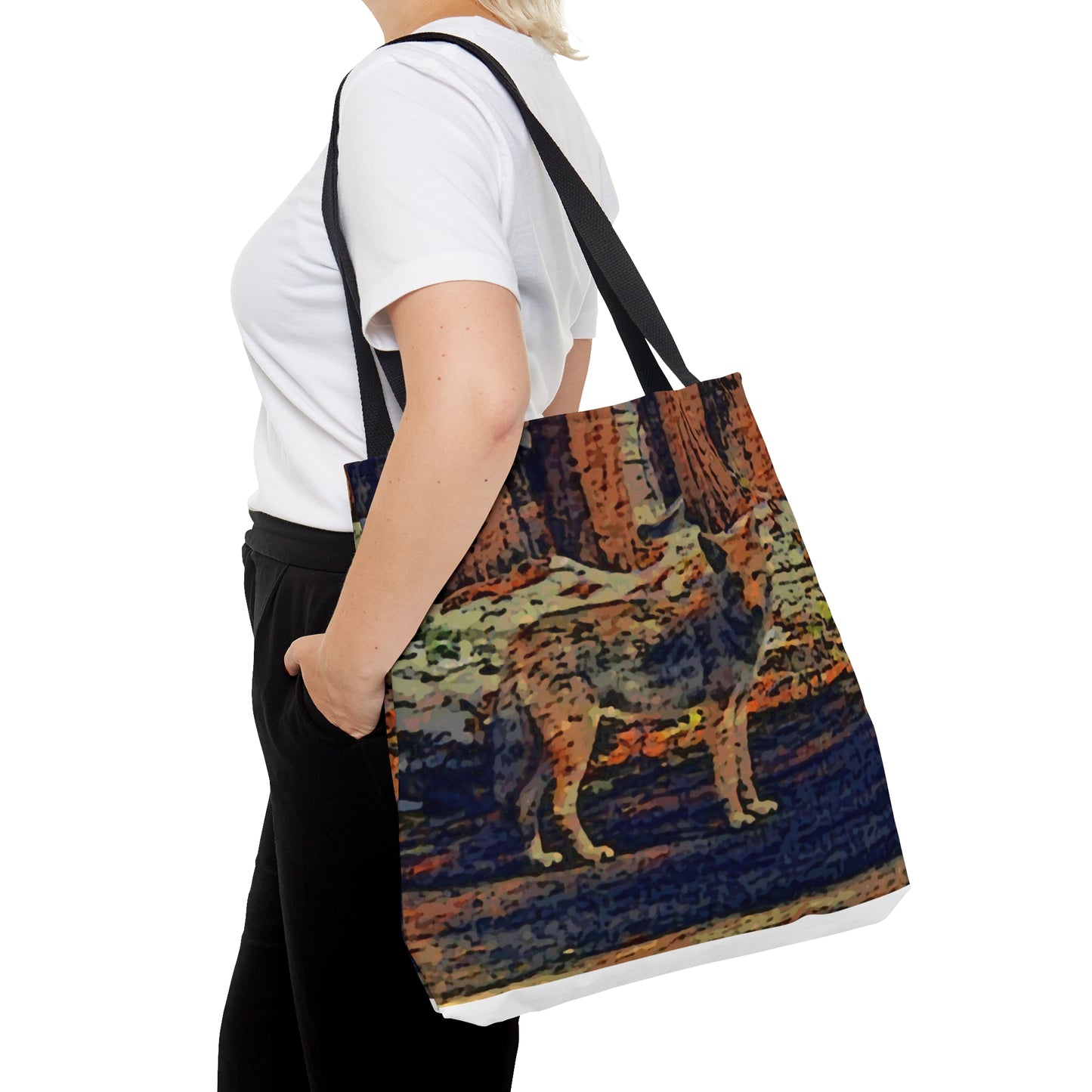Tote Bag (AOP) ... Coyote ... "Yosemite Valley: Circa May23 ... KPH Base Photo" ... Original Works ...