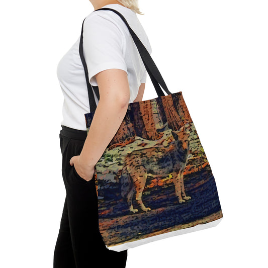 Tote Bag (AOP) ... Coyote ... "Yosemite Valley: Circa May23 ... KPH Base Photo" ... Original Works ...