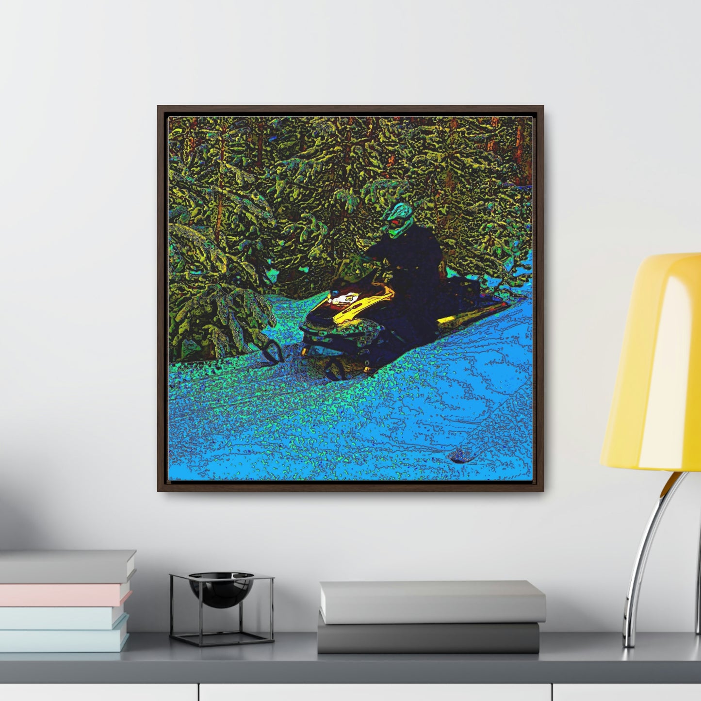 Gallery Canvas Wraps, Square Frame ... Yep ... "Another Day ... Riding Through The Wilderness ... " ... February 2023 ... Original Works ...