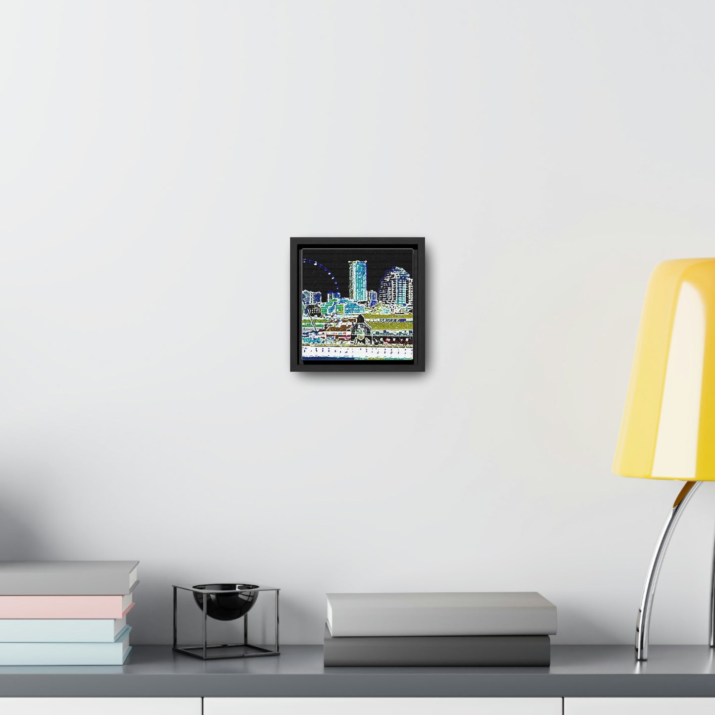 Gallery Canvas Wraps, Square Frame ... That Classic Wheel ... 'Seattle's Wheel' ... & Old Classic Waterside Vendors ...  'Family Archives' ... Original Works ...